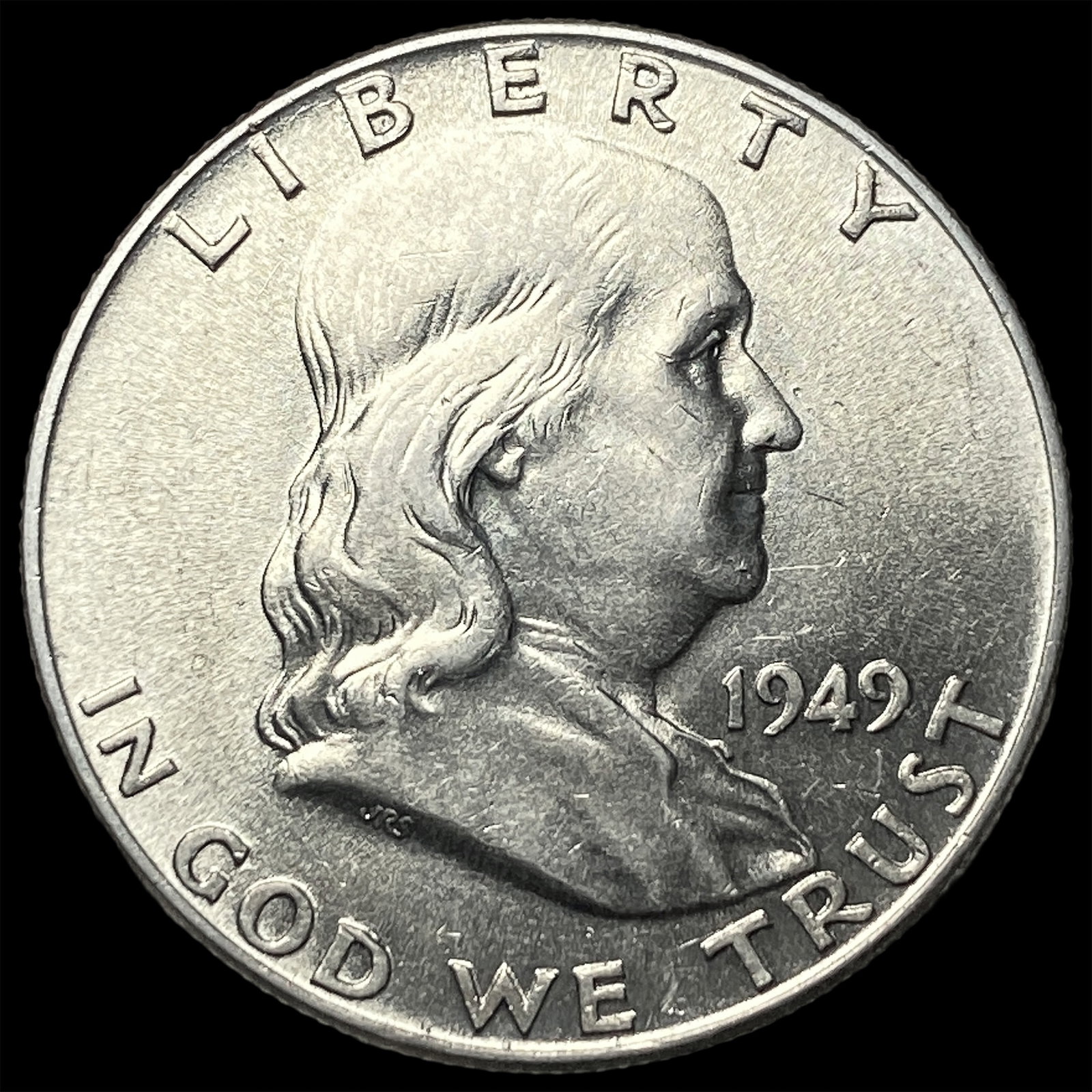 1949 FBL Franklin Half Dollar GEM BU (1 of 2)