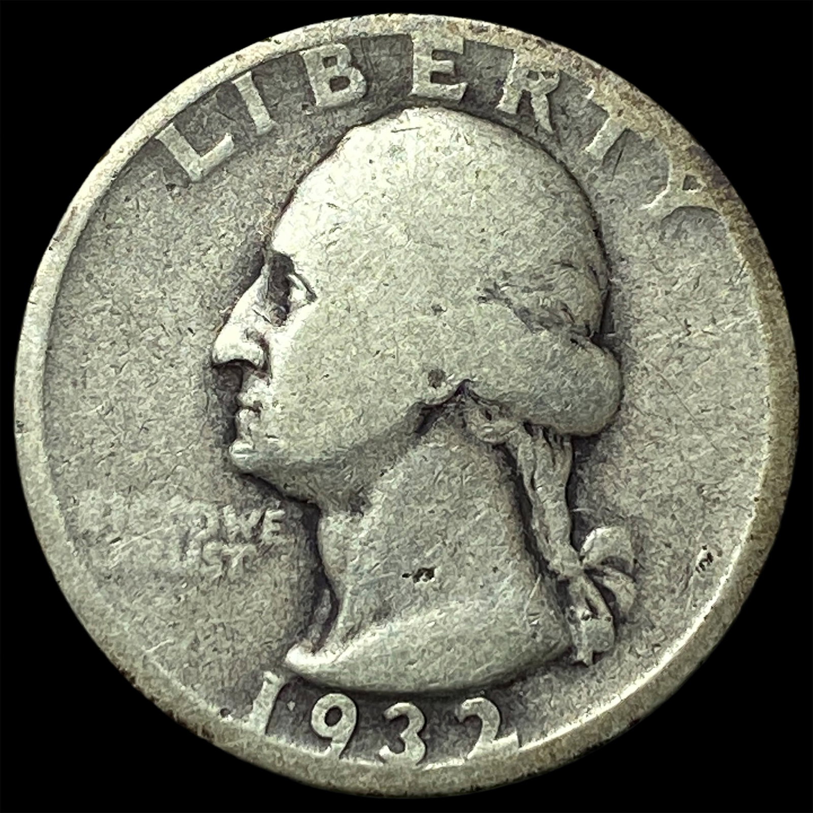 1932-D Silver Washington Quarter NICELY CIRCULATED (1 of 2)