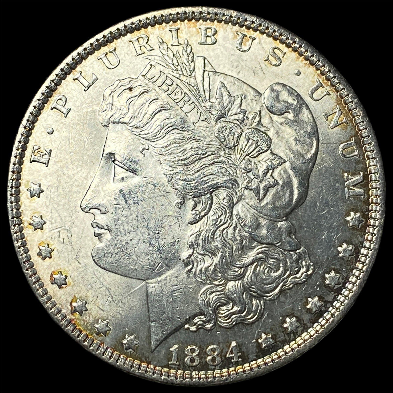 1884 Morgan Silver Dollar GEM BU