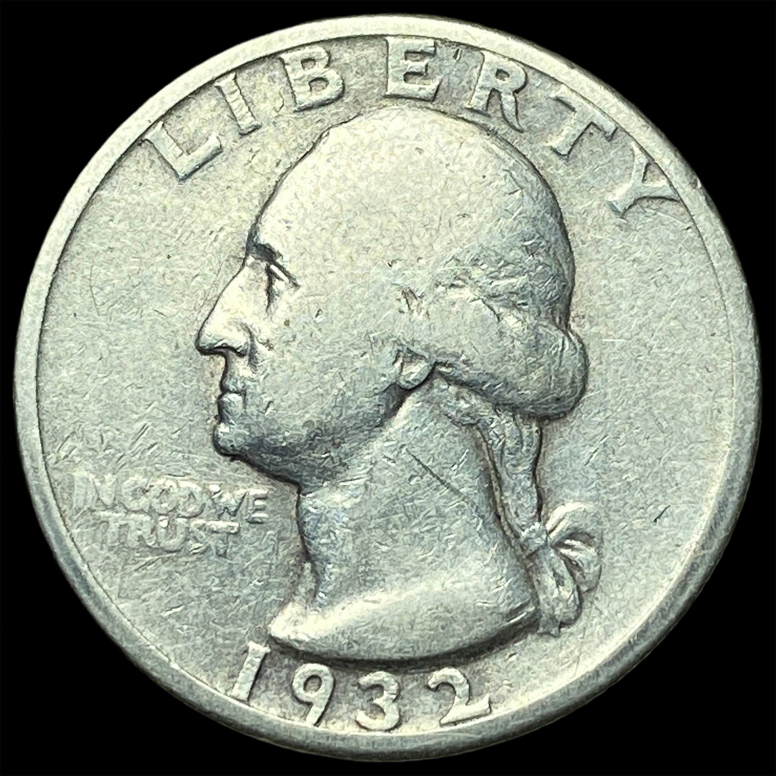 1932-D Silver Washington Quarter NEARLY UNCIRCULATED (1 of 2)