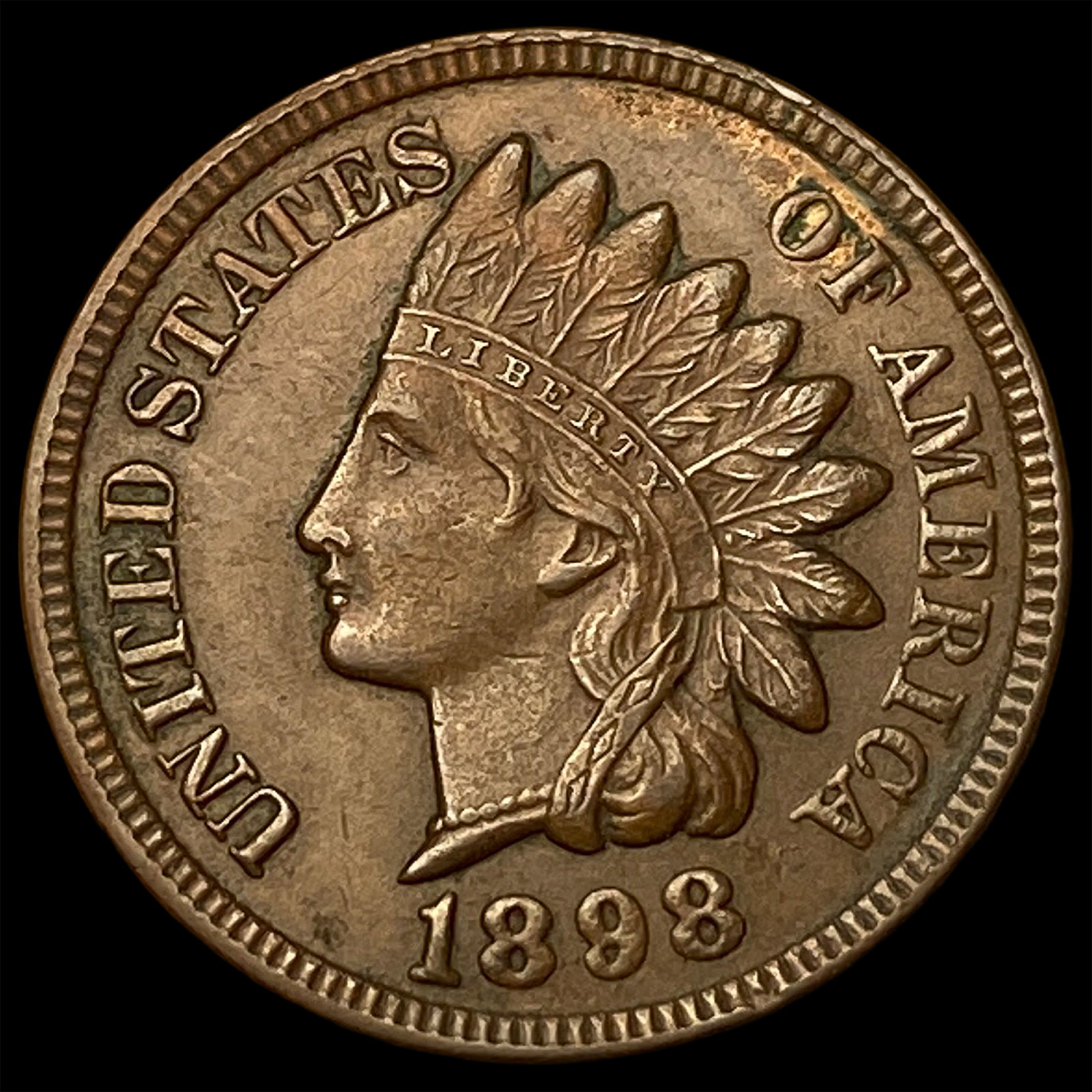 1898 RB Indian Head Cent UNCIRCULATED (1 of 2)