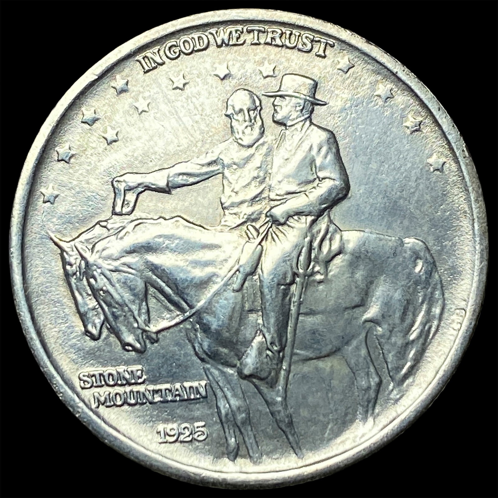 1925 Stone Mountain Silver Half Dollar GEM BU