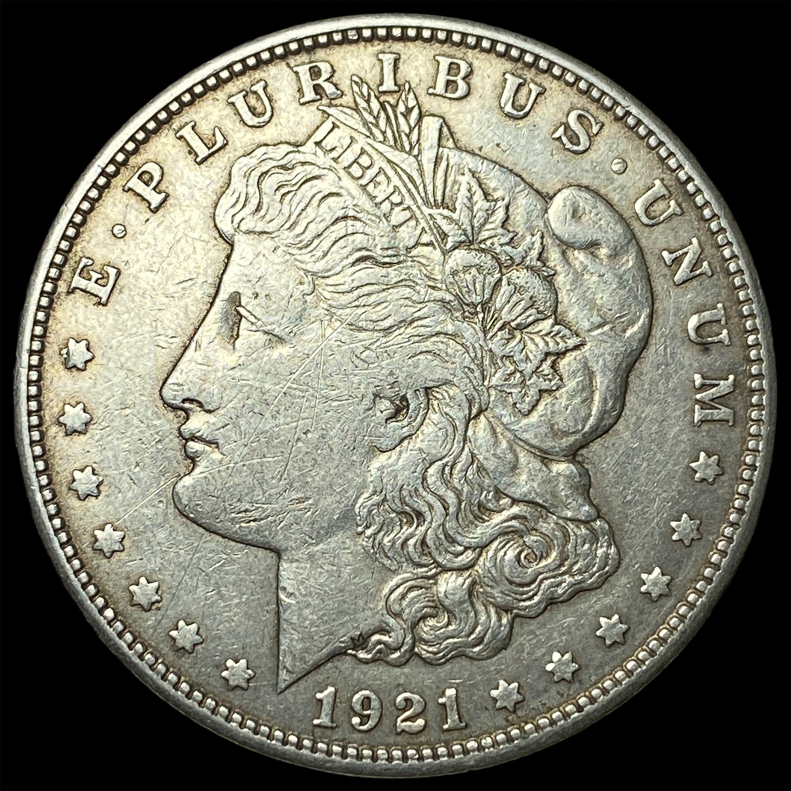 1921-S Silver Morgan Dollar CLOSELY UNCIRCULATED
