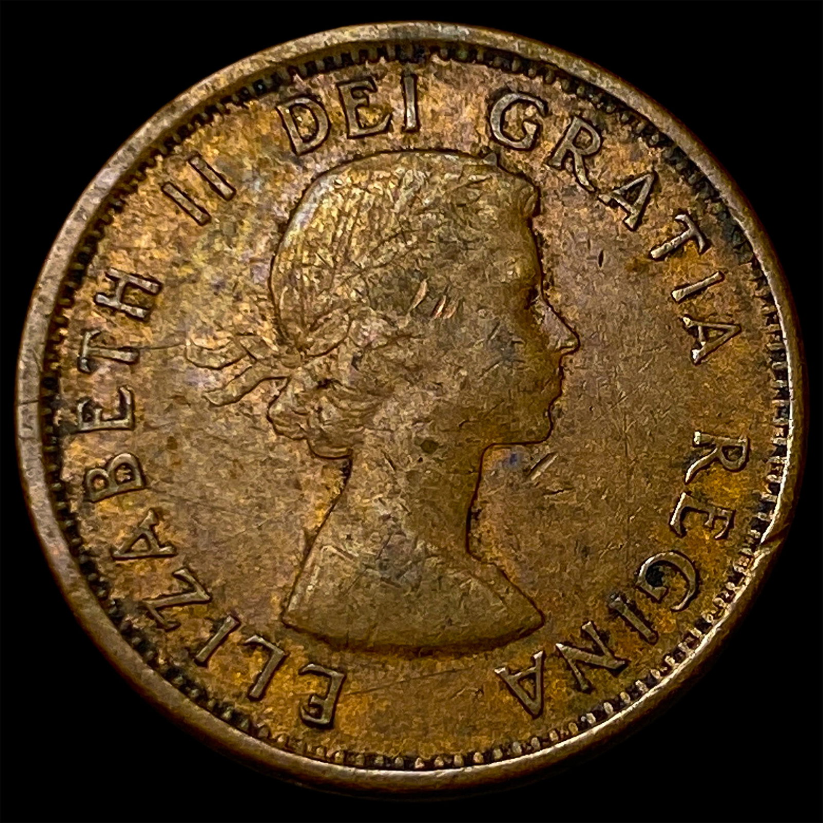 1961 Canada Bronze 1 Cent (1 of 2)