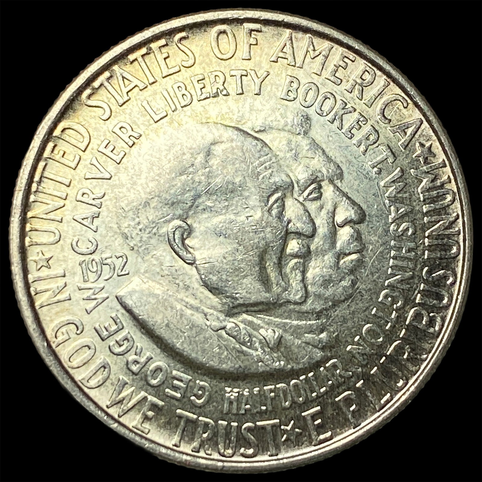 1952 Silver Booker T. Washington/Carver Half Dollar GEM BU (1 of 2)