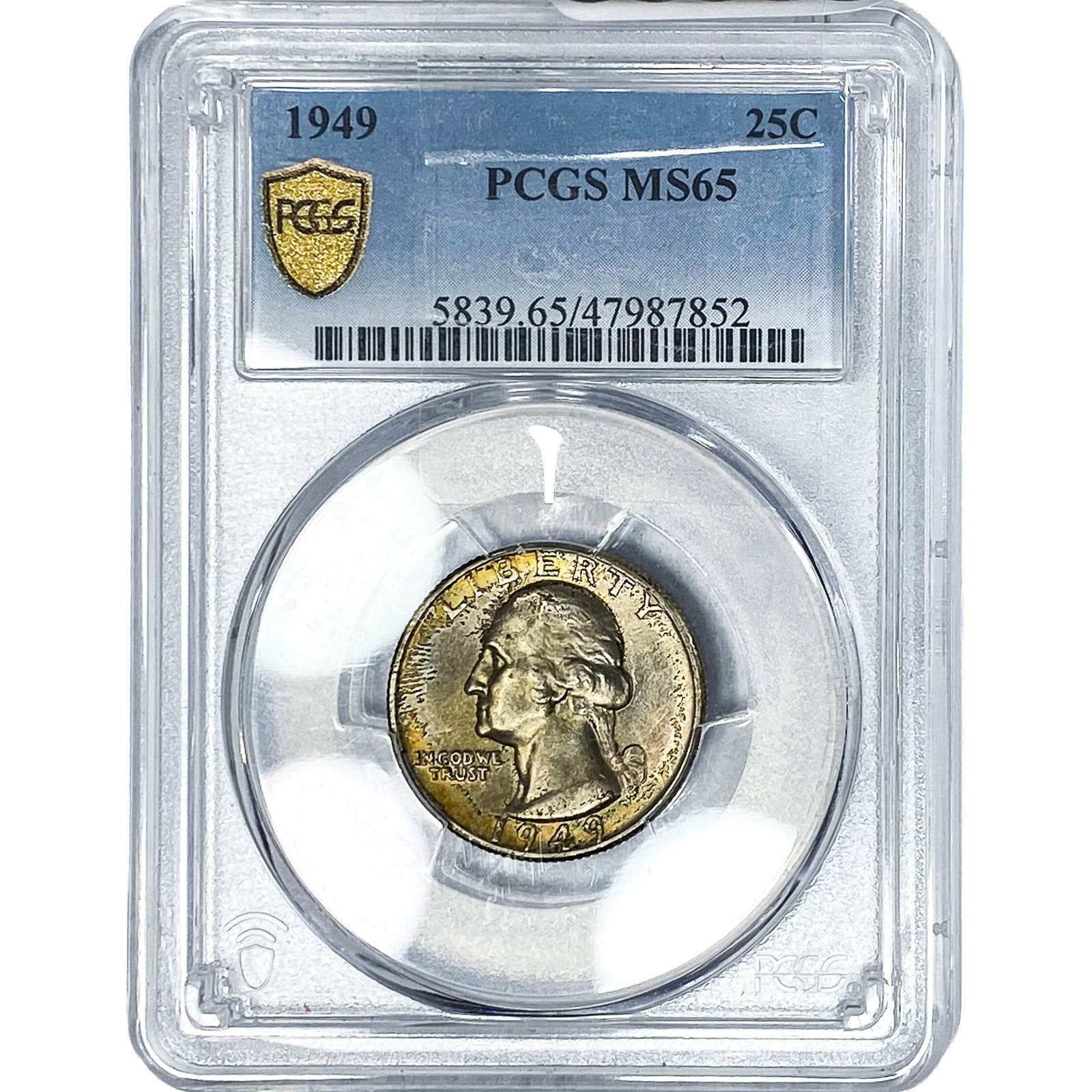 1949 Washington Silver Quarter PCGS MS65 (1 of 2)