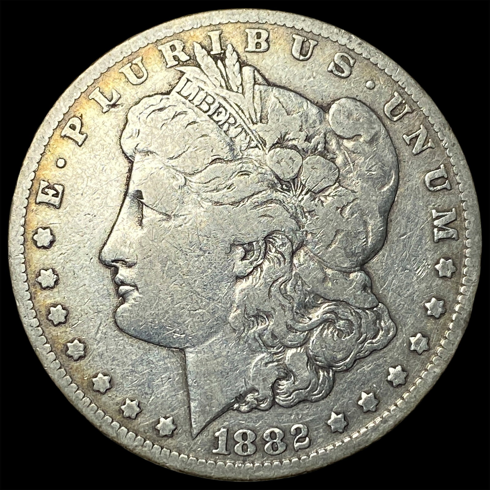 1882-CC Silver Morgan Dollar LIGHTLY CIRCULATED: 1882-CC Silver Morgan Dollar LIGHTLY CIRCULATED