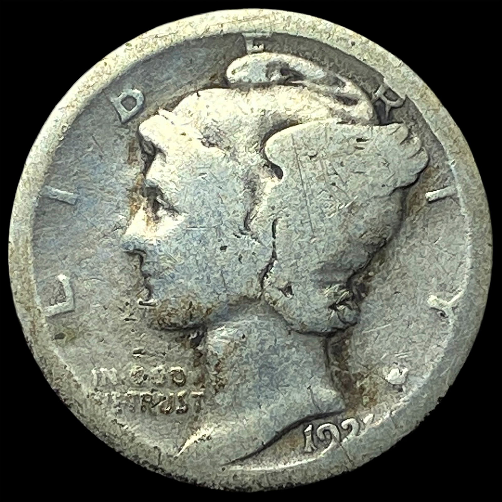 1927 Mercury Dime NICELY CIRCULATED (1 of 2)
