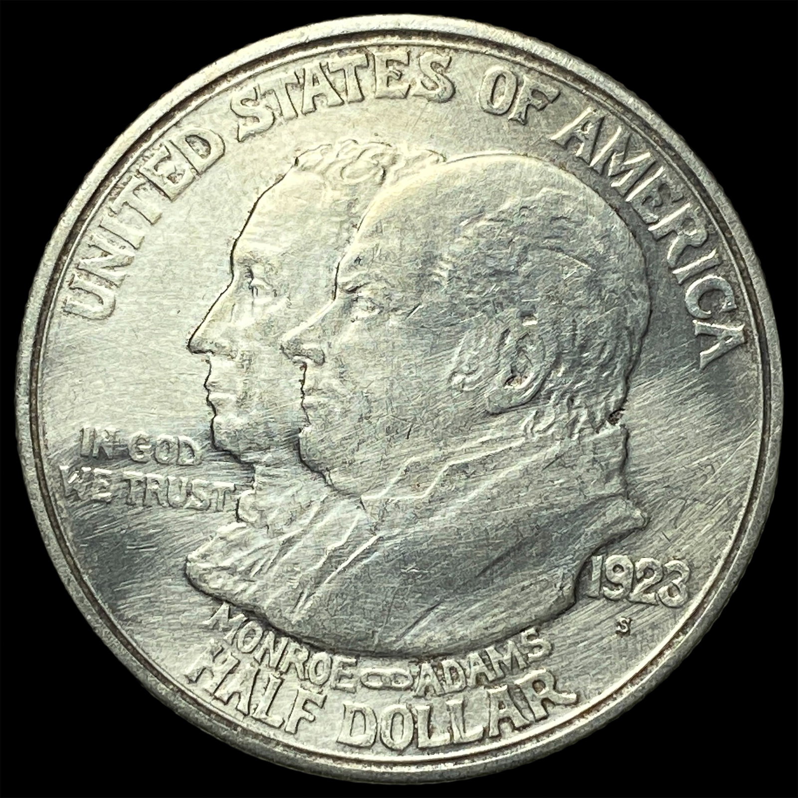 1923-S Silver Monroe Doctrine Centennial Half Dollar GEM BU