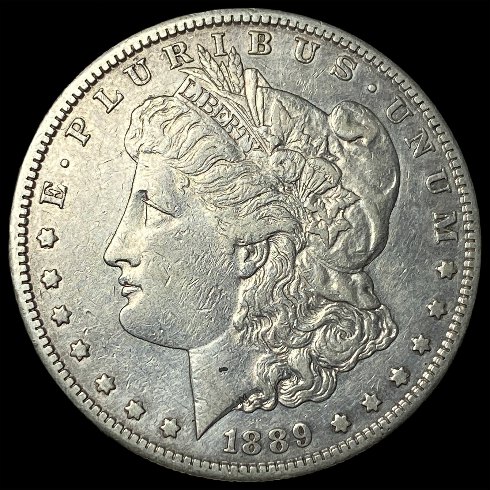 1889-S Silver Morgan Dollar NEARLY UNCIRCULATED