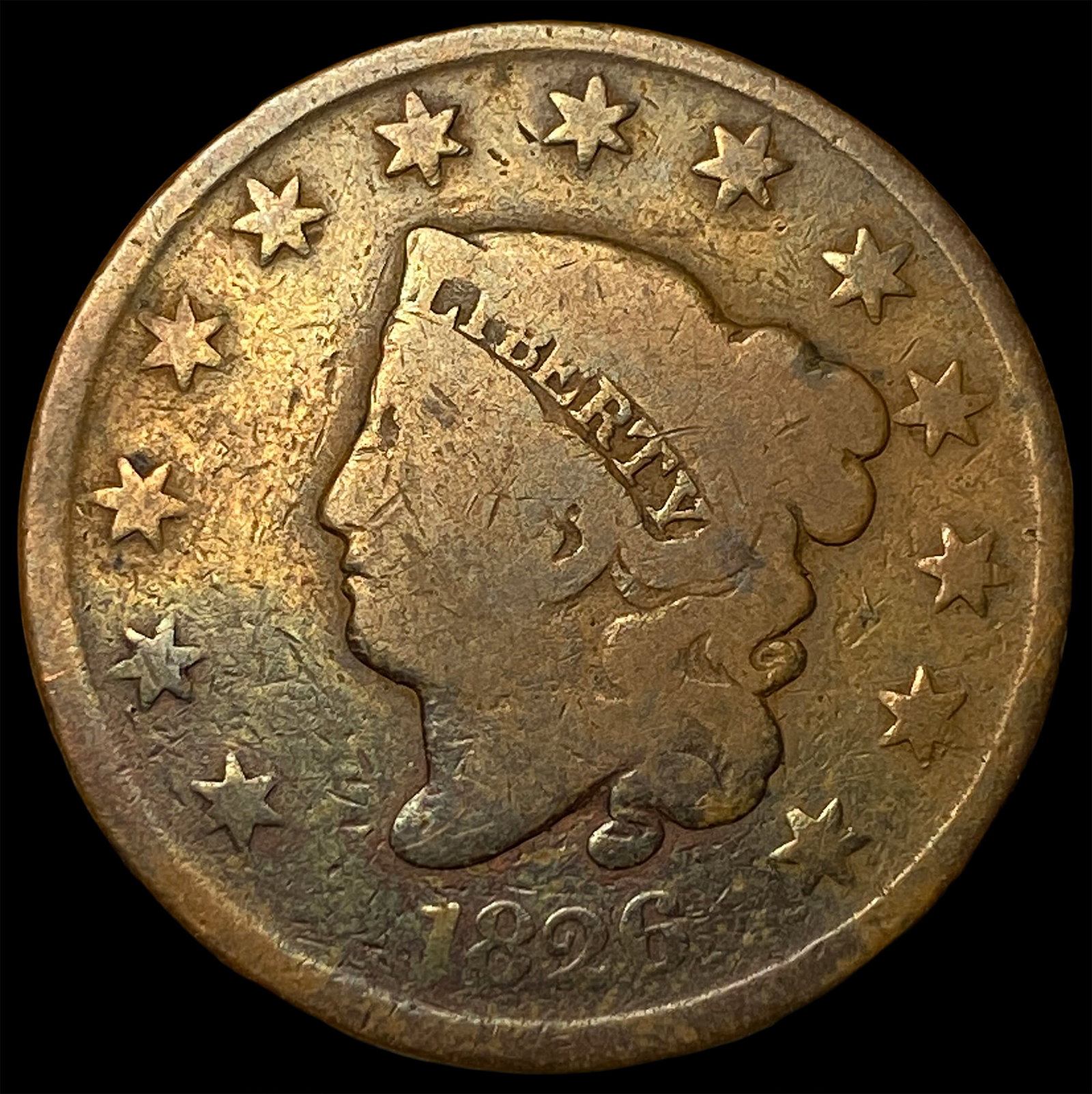1826 Coronet Head Large Cent LIGHTLY CIRCULATED: 1826 Coronet Head Large Cent LIGHTLY CIRCULATED