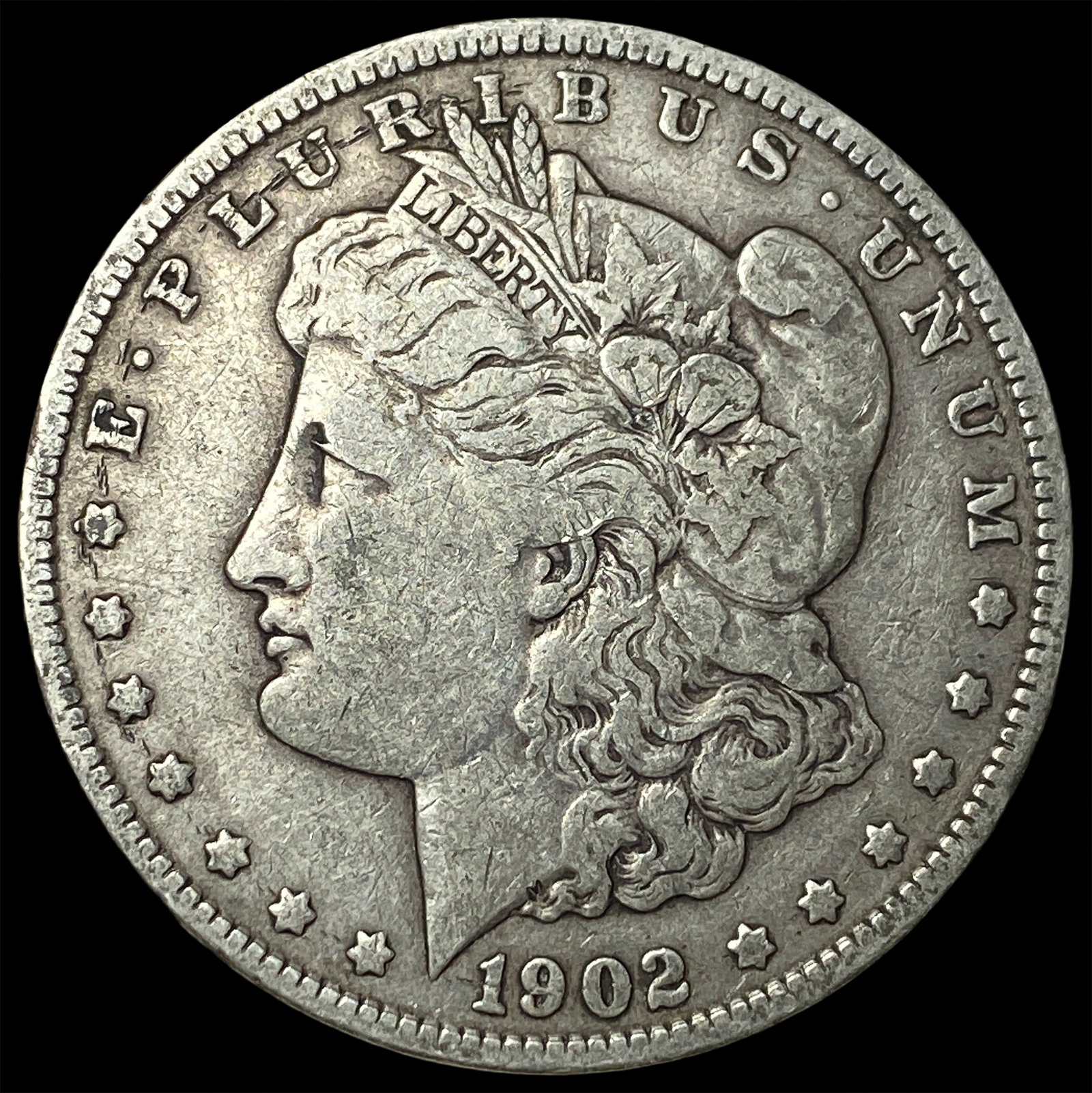 1902 Morgan Silver Dollar NEARLY UNCIRCULATED