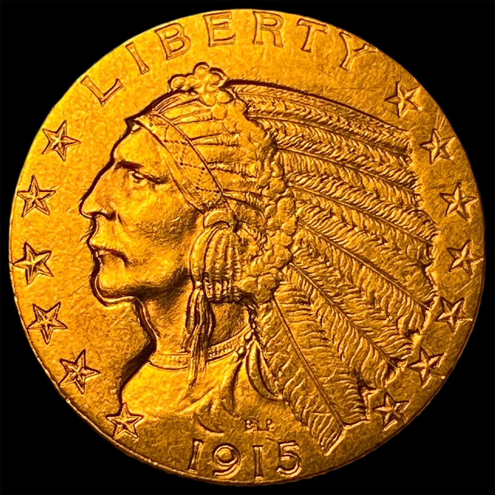 1915 Indian Head Half Eagle $5 Gold UNCIRCULATED (1 of 2)