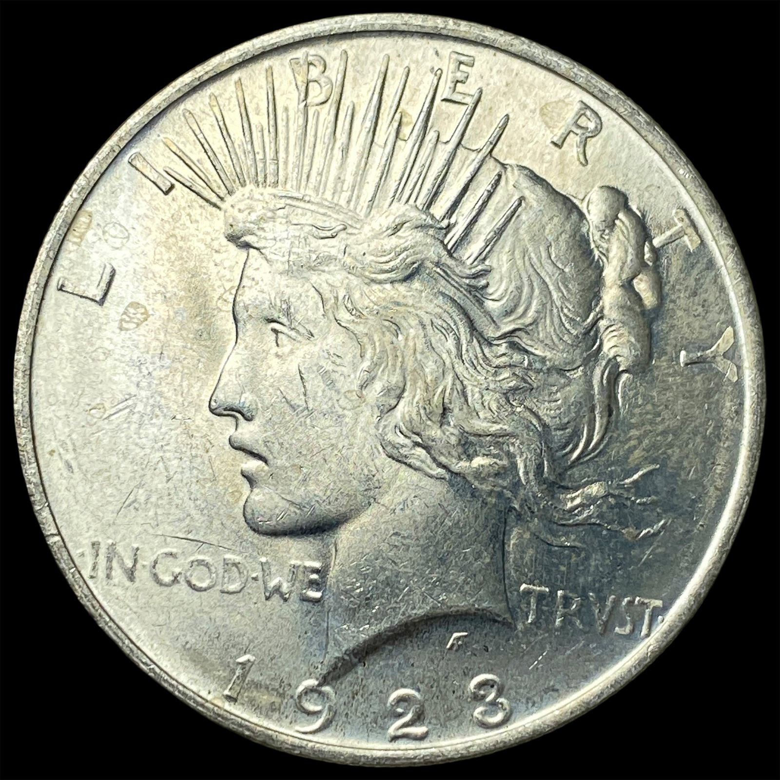 1923 Silver Peace Dollar GEM BU (1 of 2)