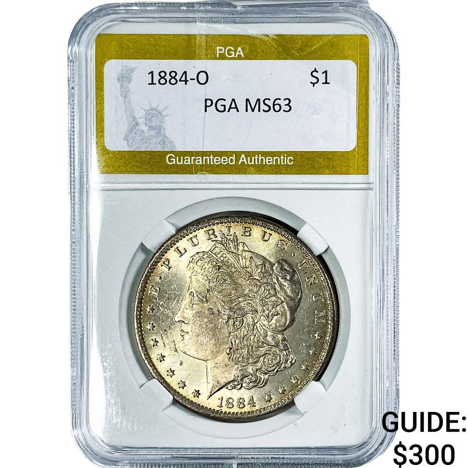 1884-O Morgan Silver Dollar PGA MS63