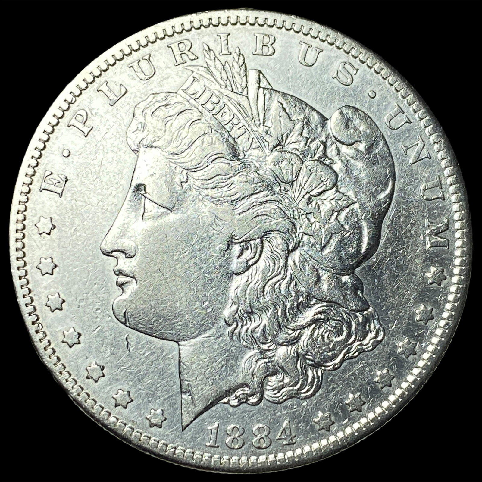 1884-S Silver Morgan Dollar CLOSELY UNCIRCULATED