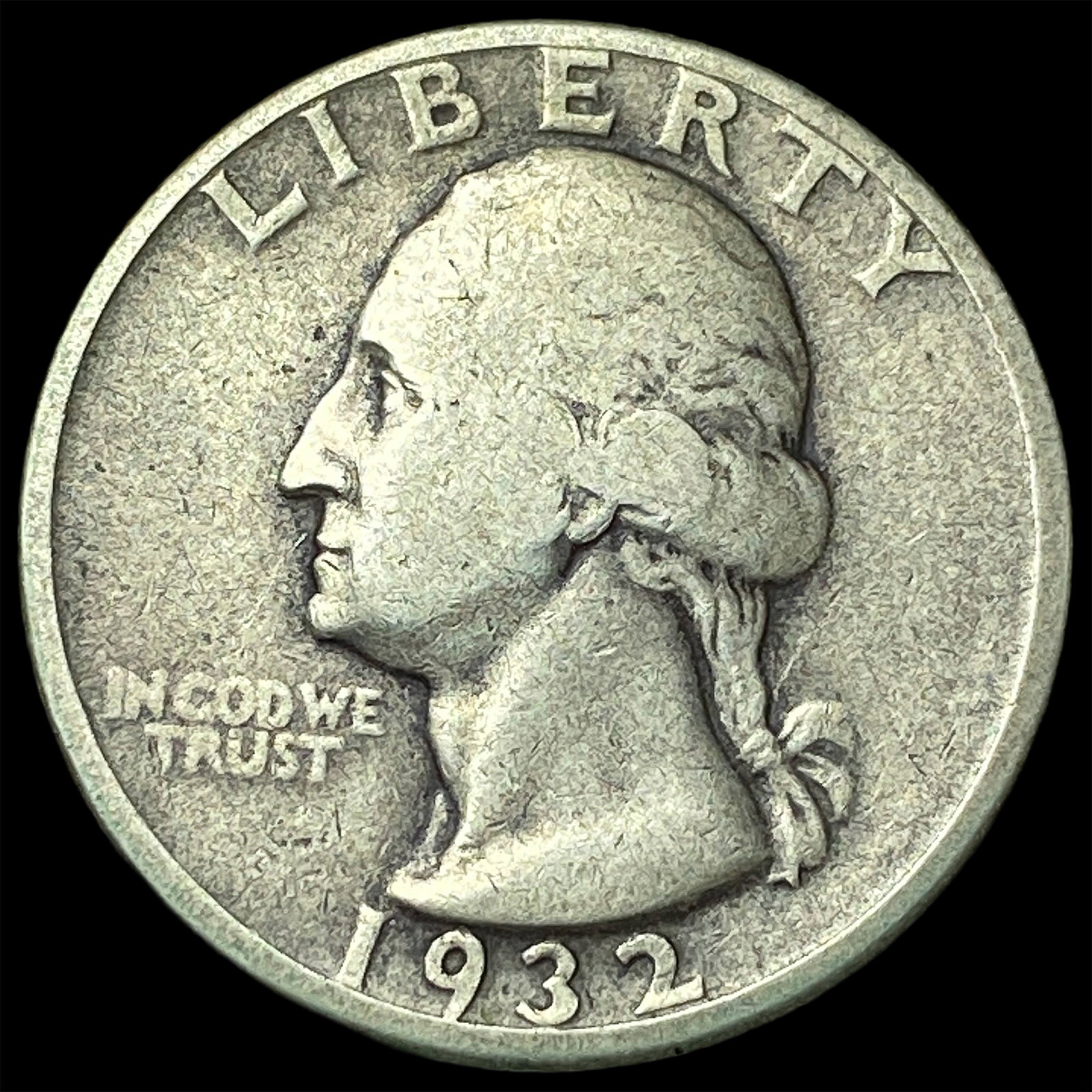 1932-D Silver Washington Quarter LIGHTLY CIRCULATED (1 of 2)