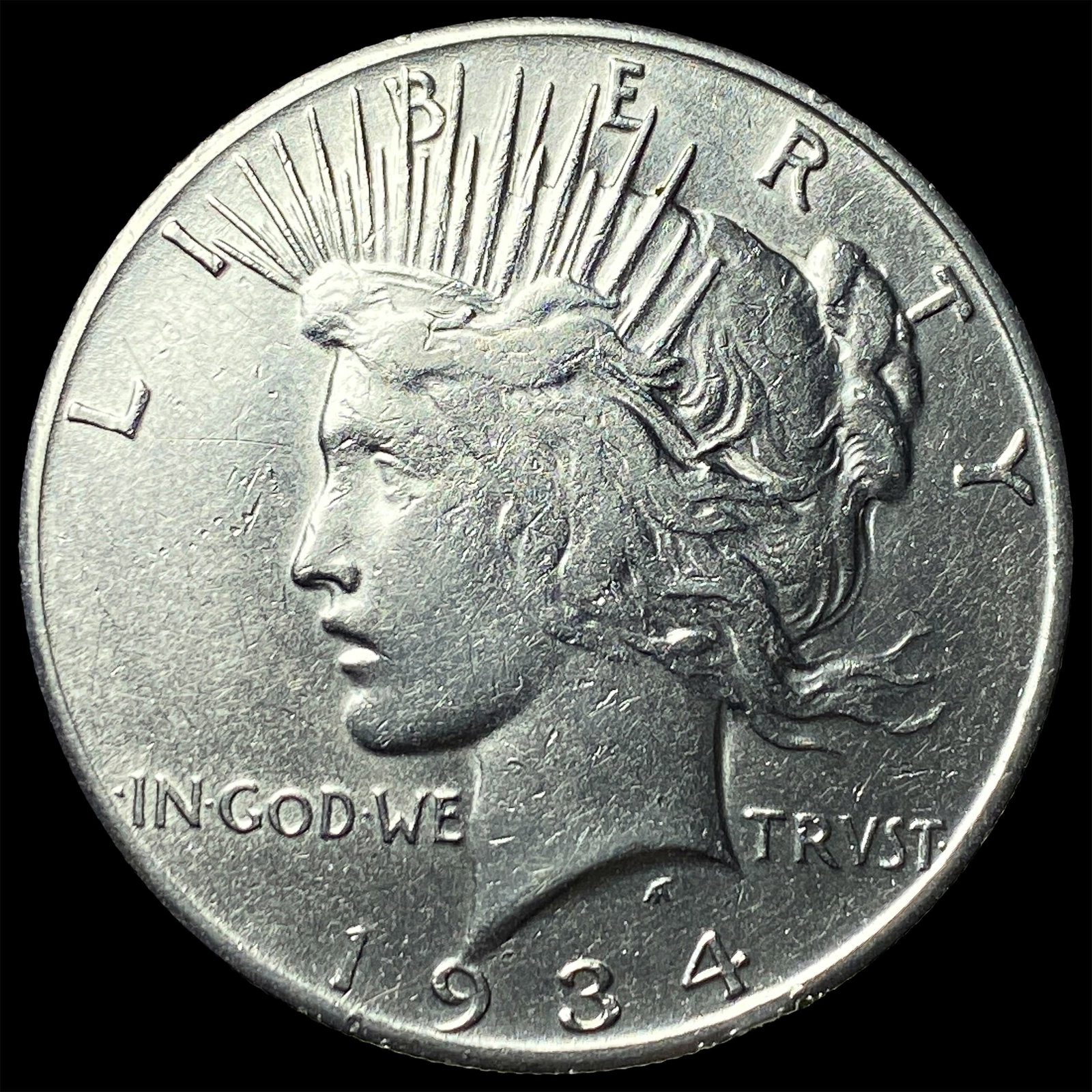 1934 Peace Silver Dollar CLOSELY UNCIRCULATED
