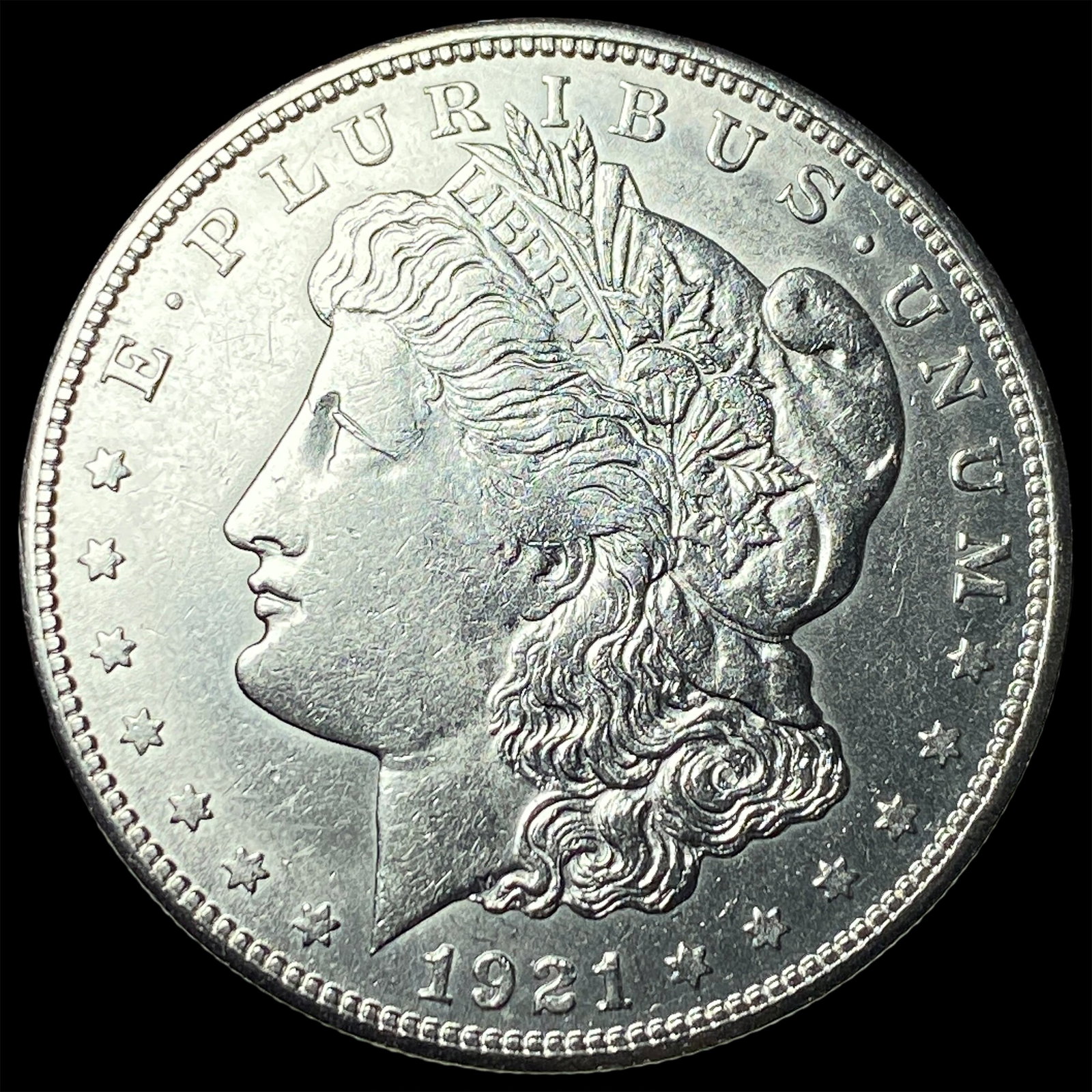 1921 Silver Morgan Dollar CLOSELY UNCIRCULATED