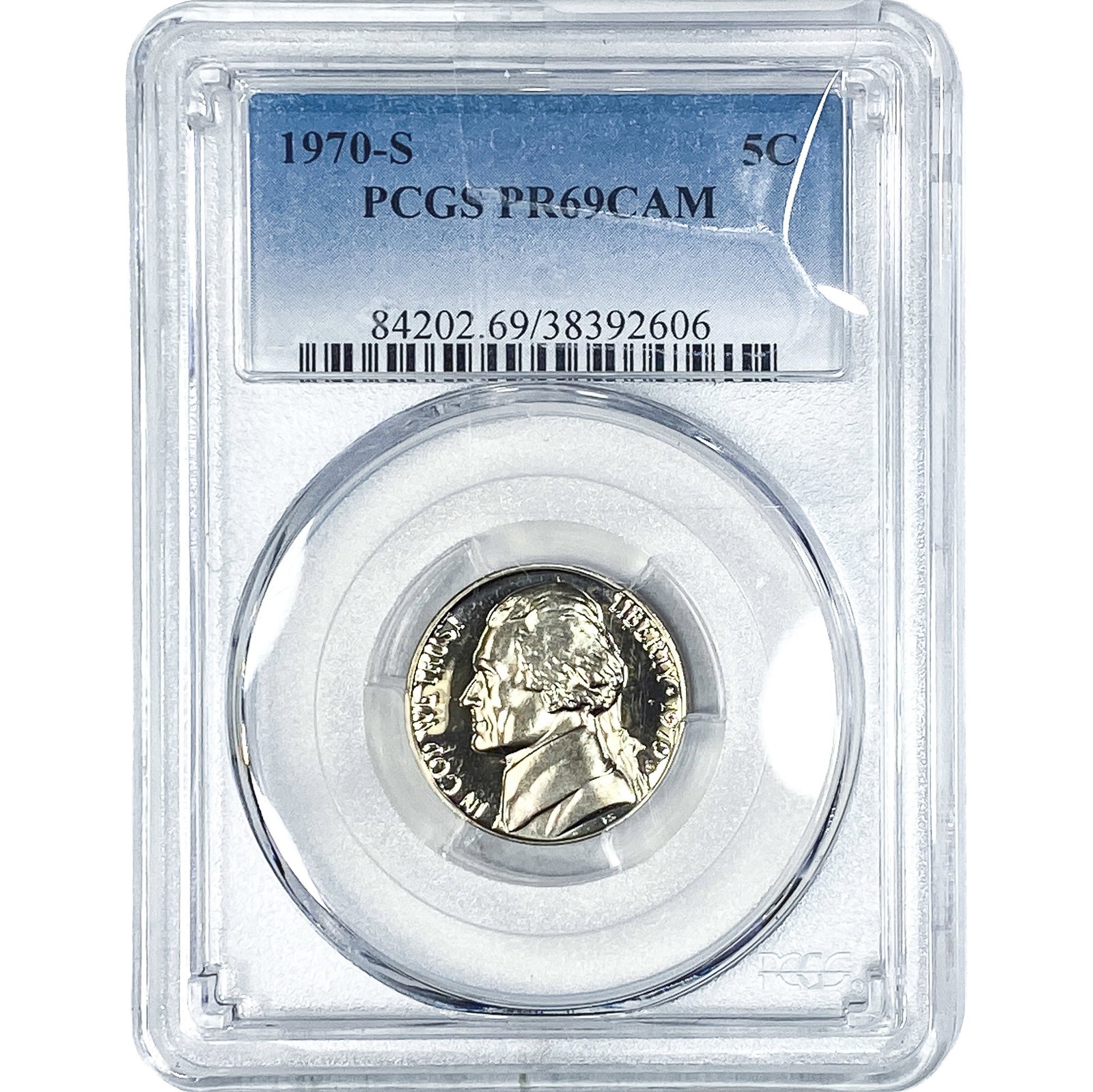 1970-S Jefferson Nickel PCGS PR69 CAM (1 of 2)