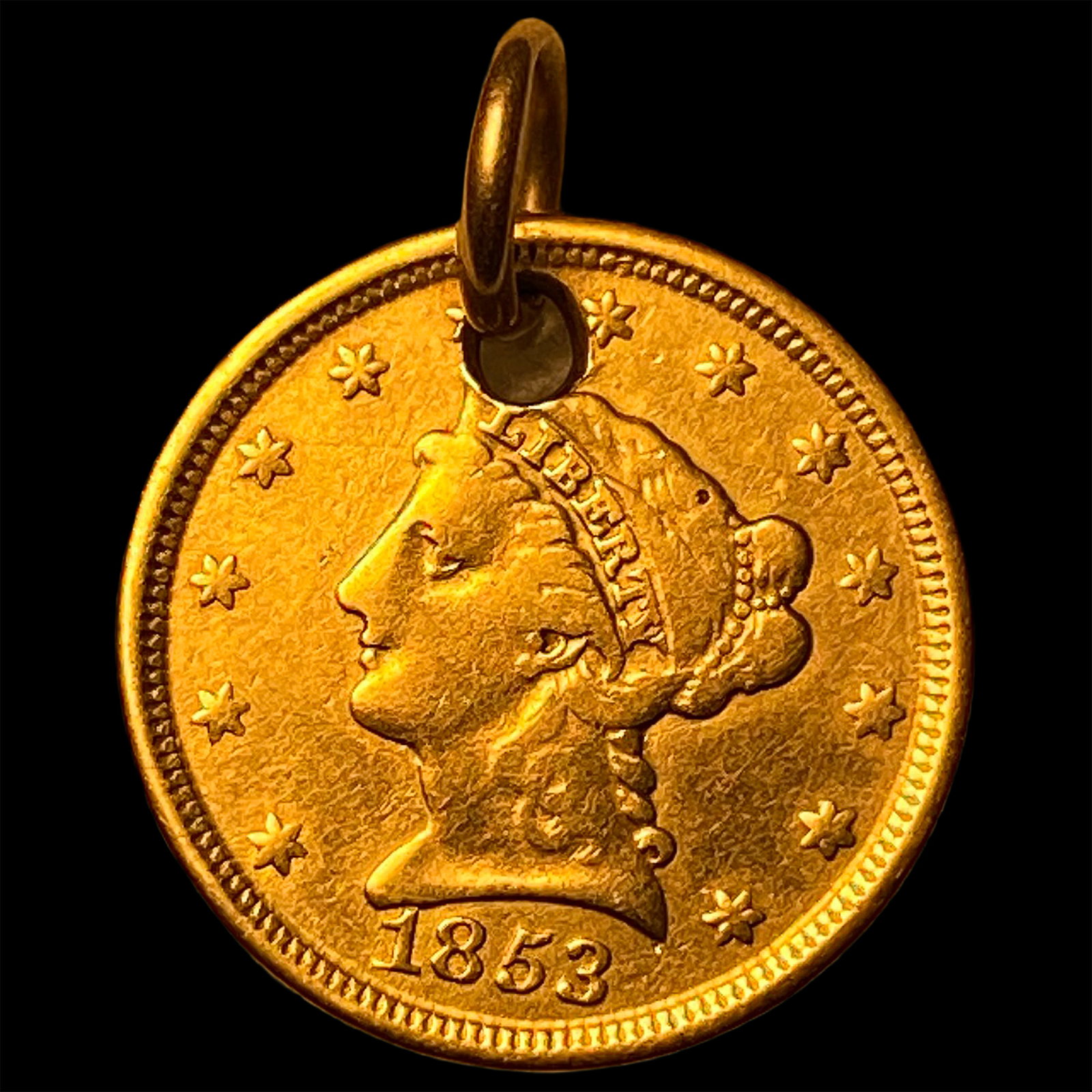 1853-D Gold $1 Liberty Head HIGH GRADE
