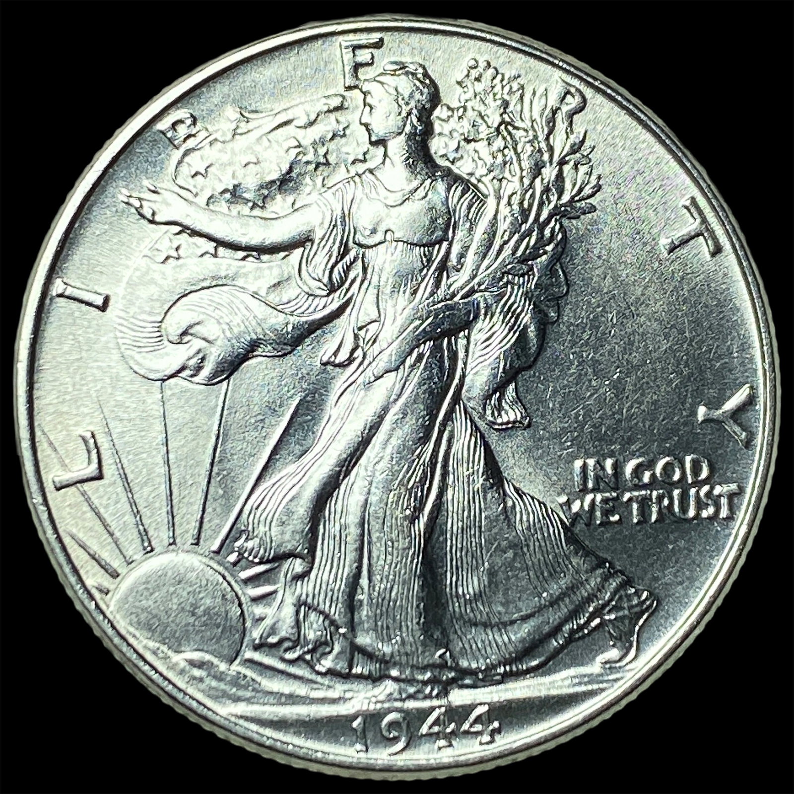 1944-S Silver Walking Liberty Half Dollar CHOICE BU