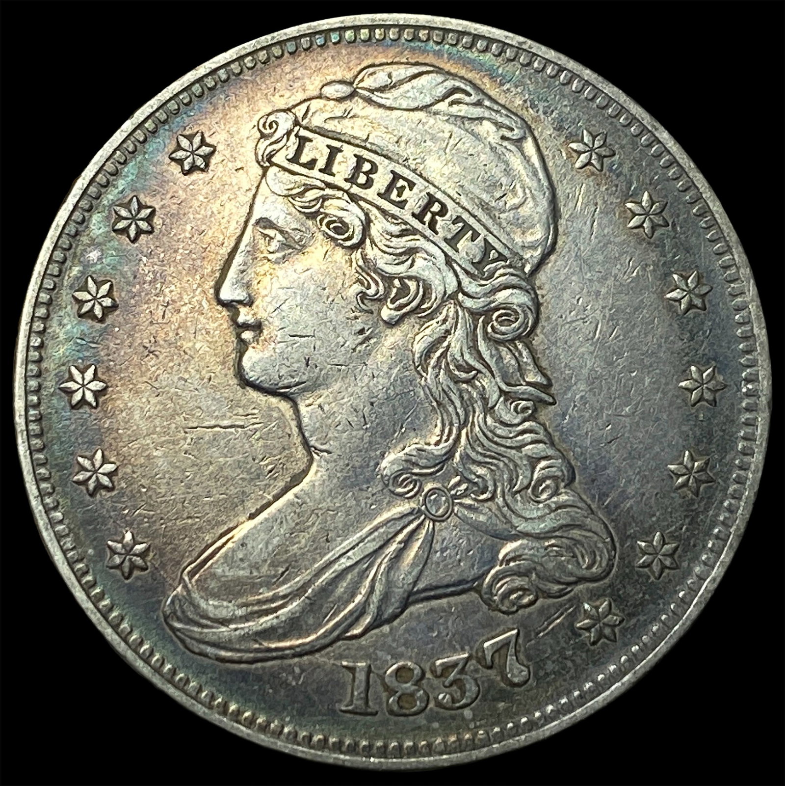 1837 Capped Bust Half Dollar UNCIRCULATED
