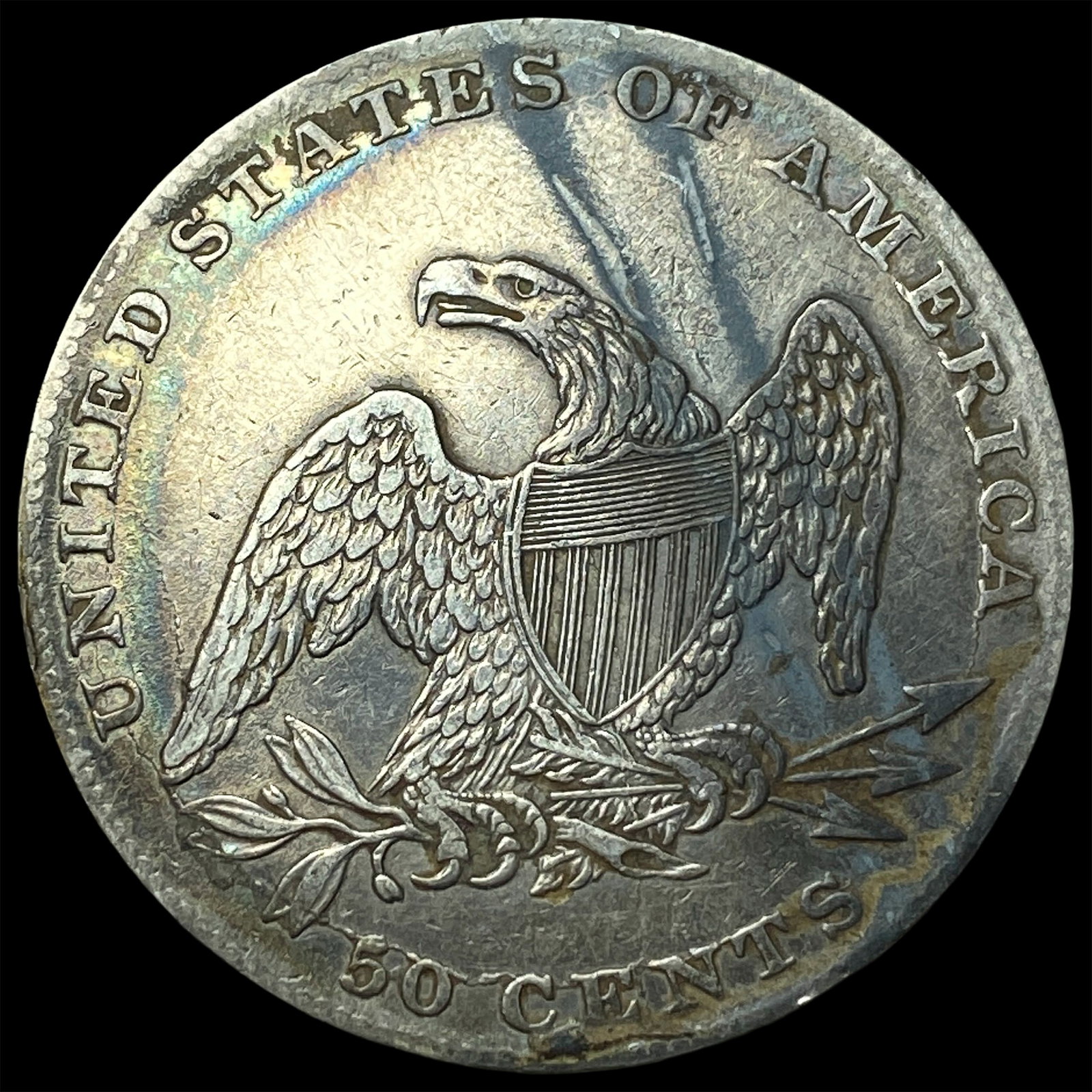 1837 Capped Bust Half Dollar UNCIRCULATED - 2