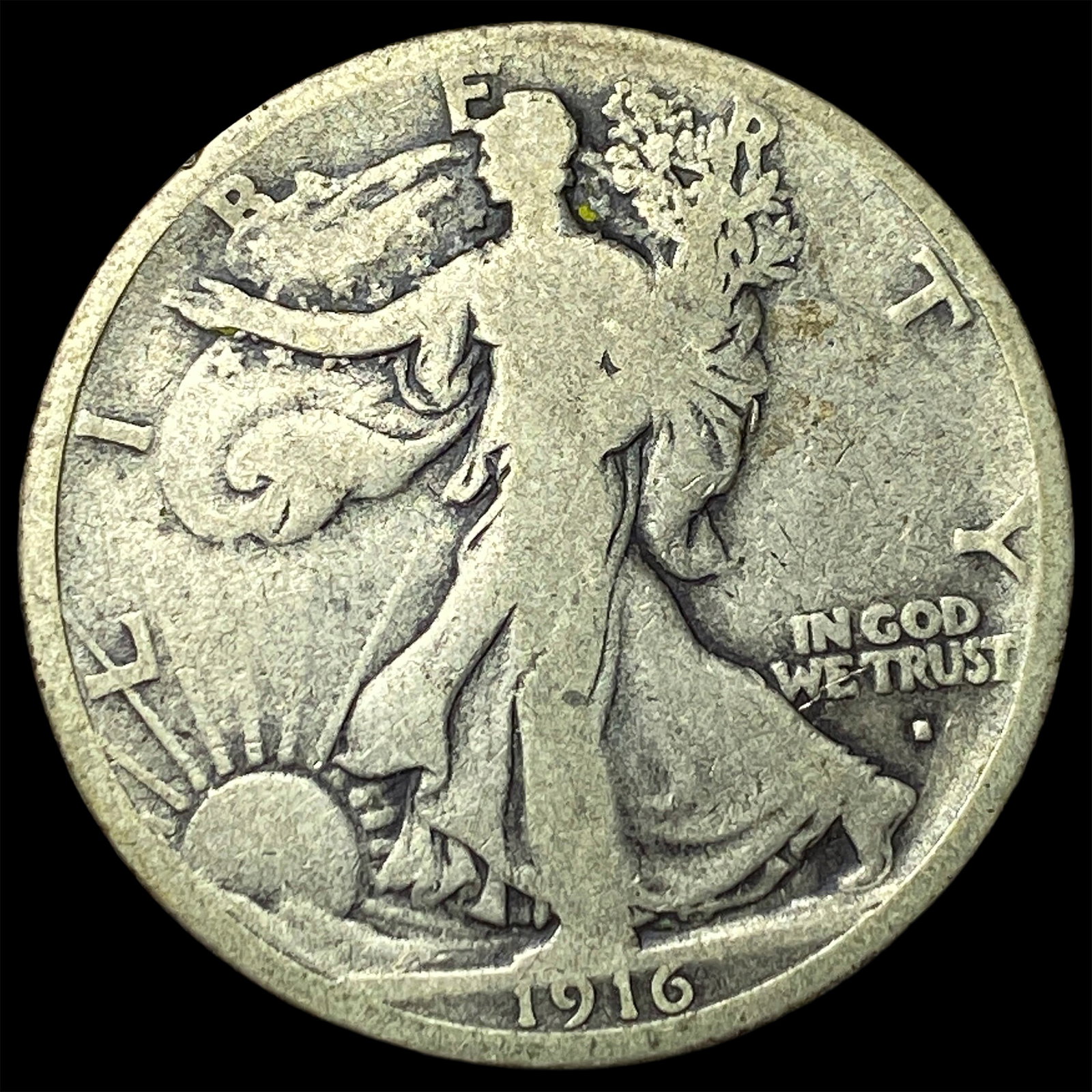 1916 Walking Liberty Half Dollar NICELY CIRCULATED