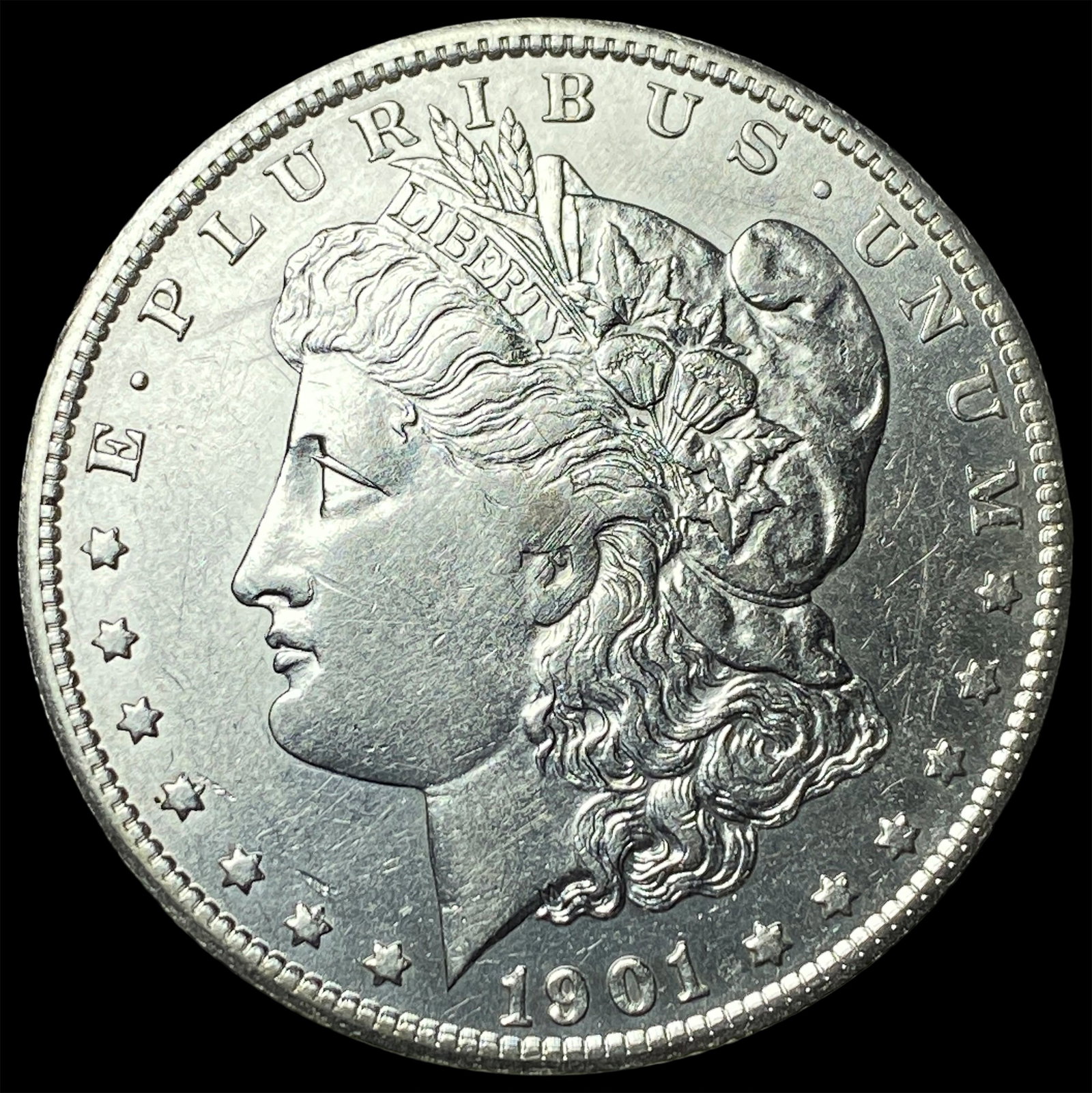 1901-S Silver Morgan Dollar CLOSELY UNCIRCULATED