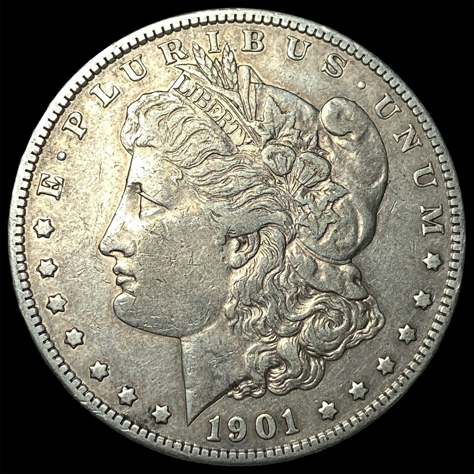 1901-S Silver Morgan Dollar CLOSELY UNCIRCULATED: 1901-S Silver Morgan Dollar CLOSELY UNCIRCULATED