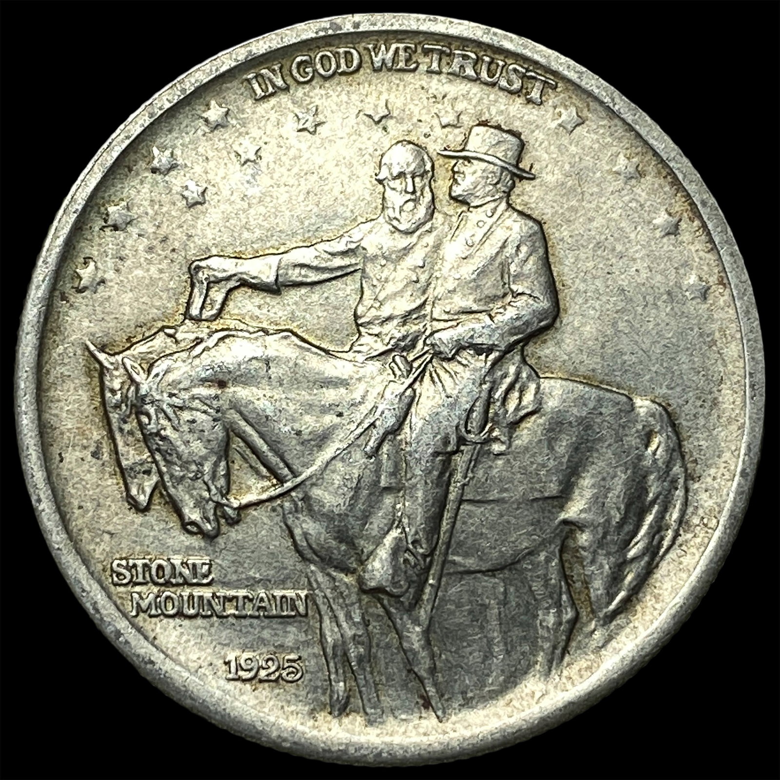 1925 Stone Mountain Silver Half Dollar NEARLY UNCIRCULATED: 1925 Stone Mountain Silver Half Dollar NEARLY UNCIRCULATED
