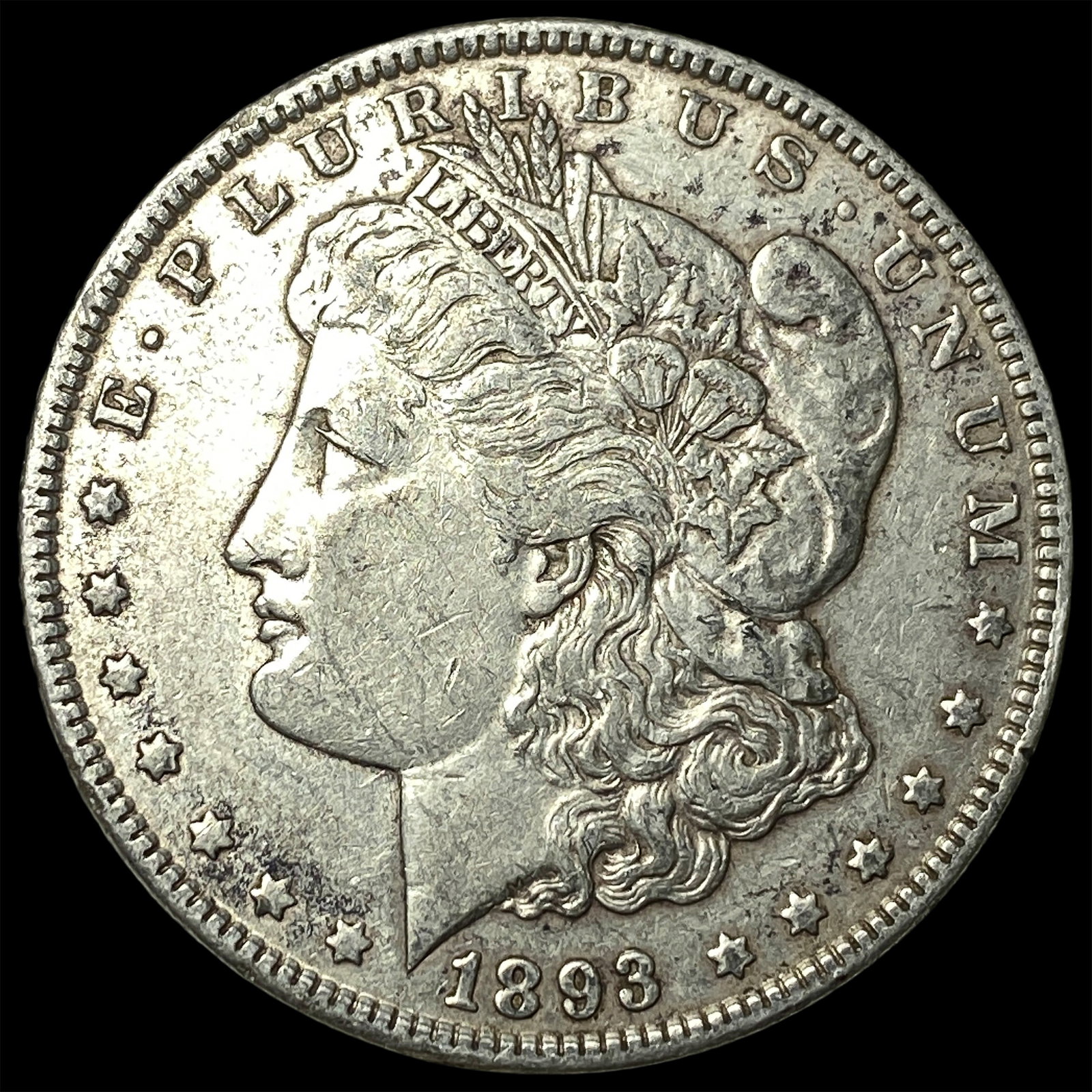 1893-S Silver Morgan Dollar CLOSELY UNCIRCULATED (1 of 2)