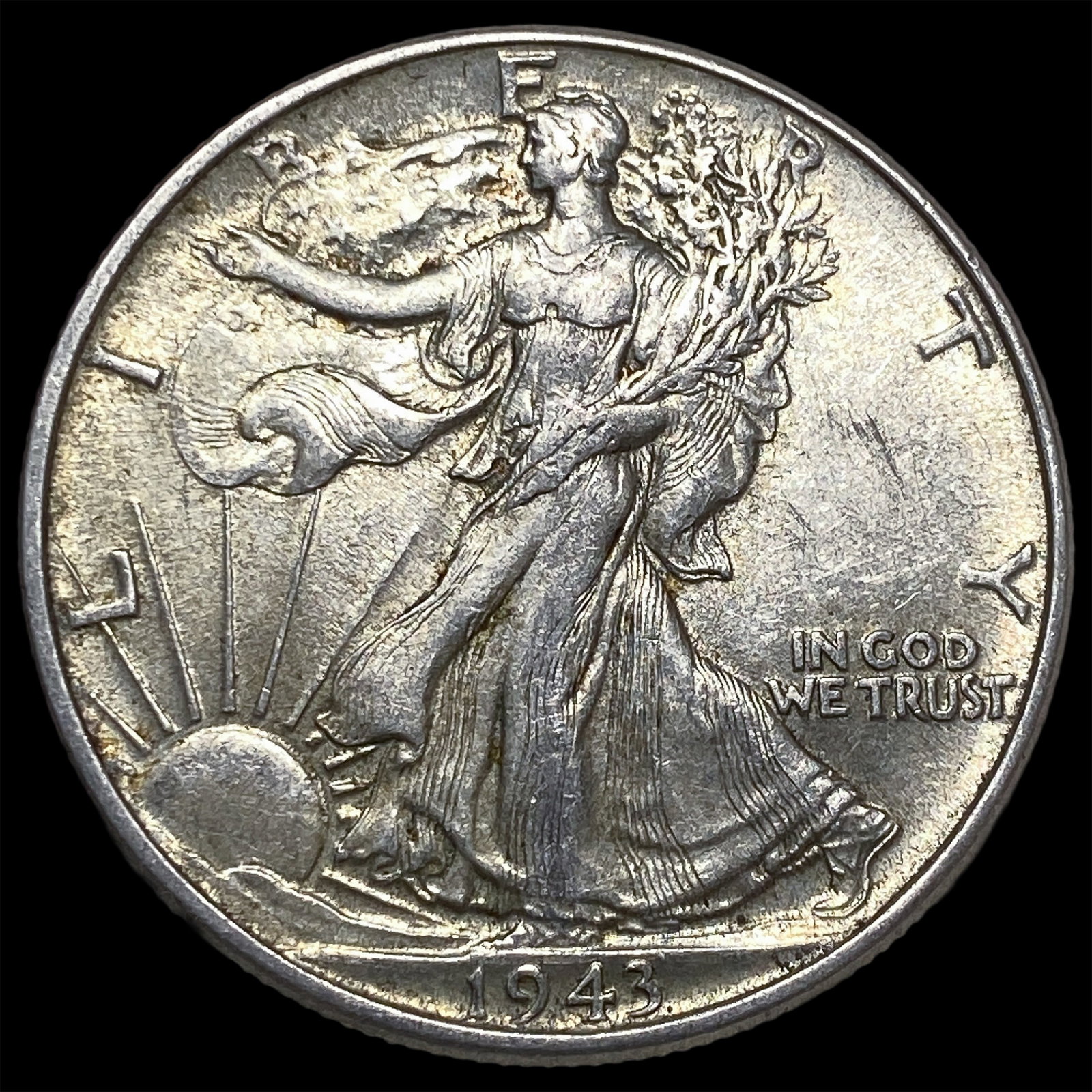 1943-S Silver Walking Liberty Half Dollar UNCIRCULATED: 1943-S Silver Walking Liberty Half Dollar UNCIRCULATED