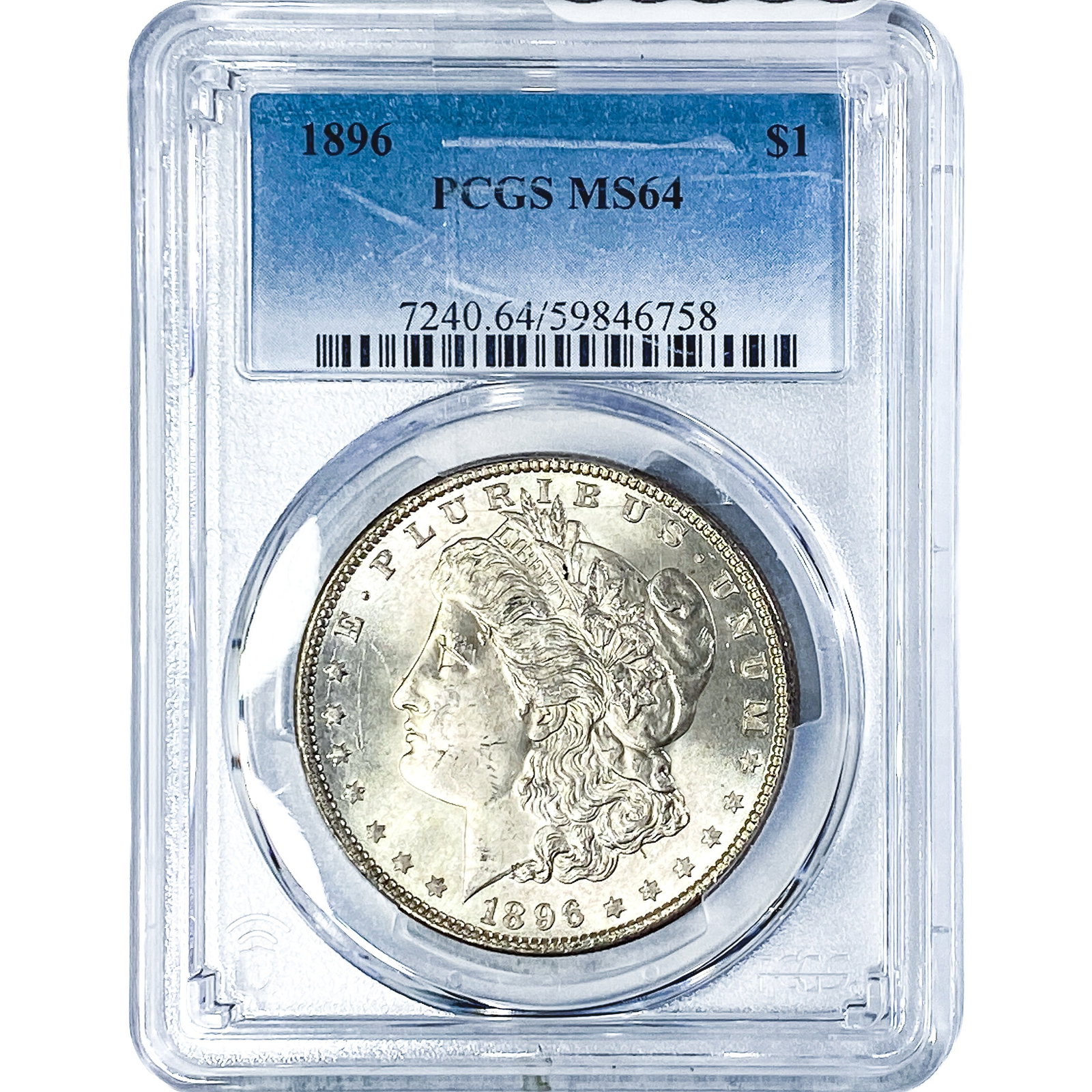 1896 Morgan Silver Dollar PCGS MS64 (1 of 2)
