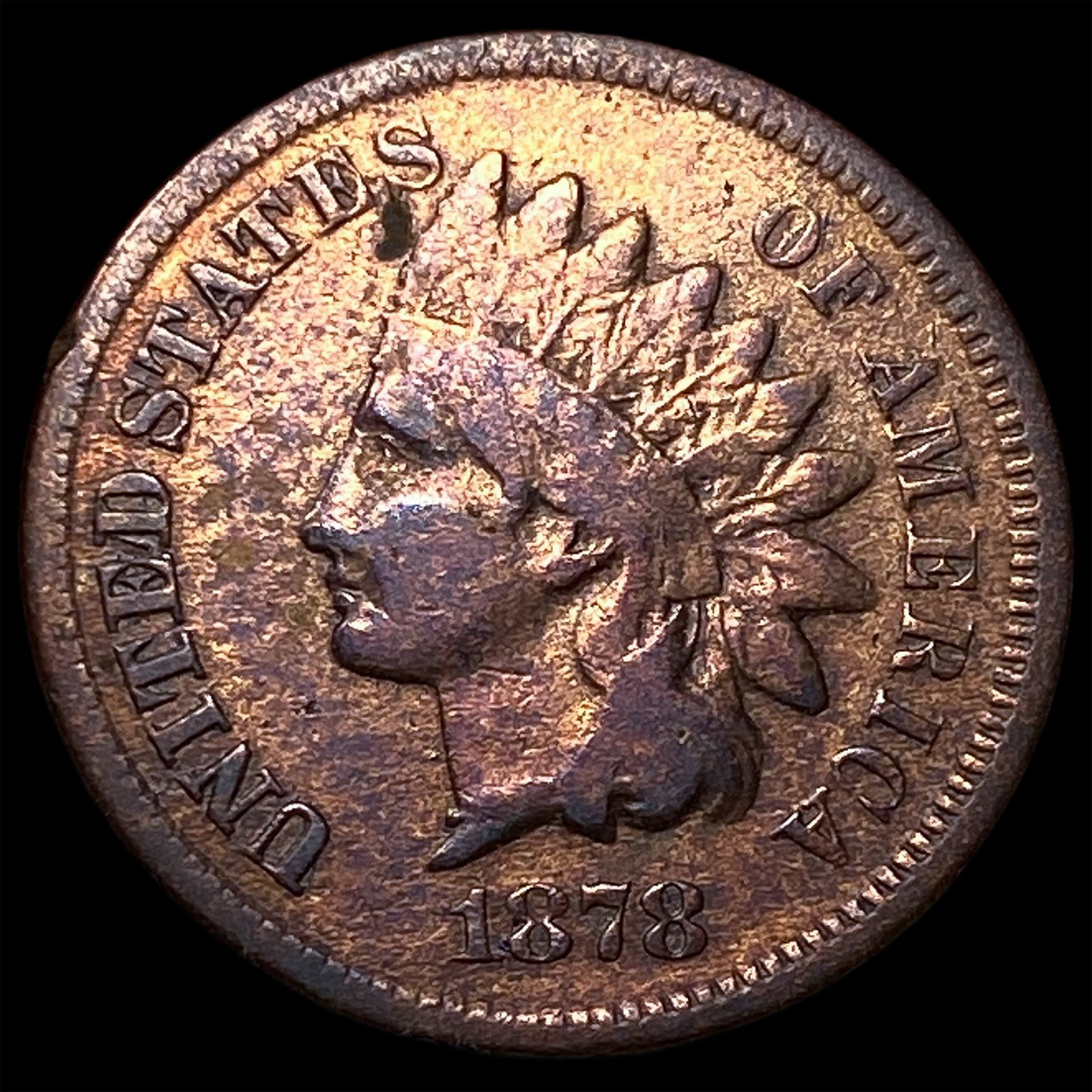1878 Indian Head Cent LIGHTLY CIRCULATED: 1878 Indian Head Cent LIGHTLY CIRCULATED