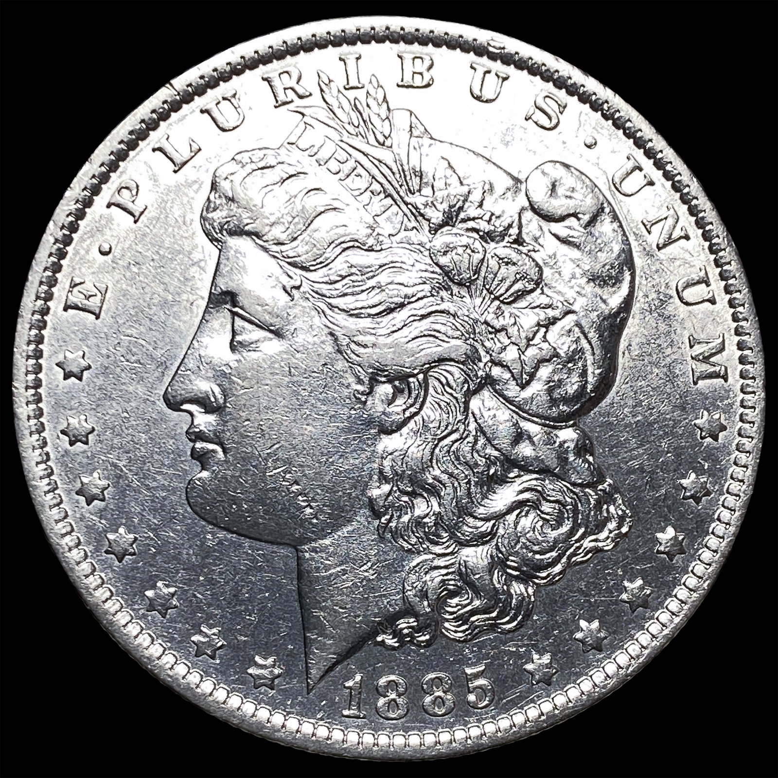 1885-O Silver Morgan Dollar CHOICE AU: 1885-O Silver Morgan Dollar CHOICE AU