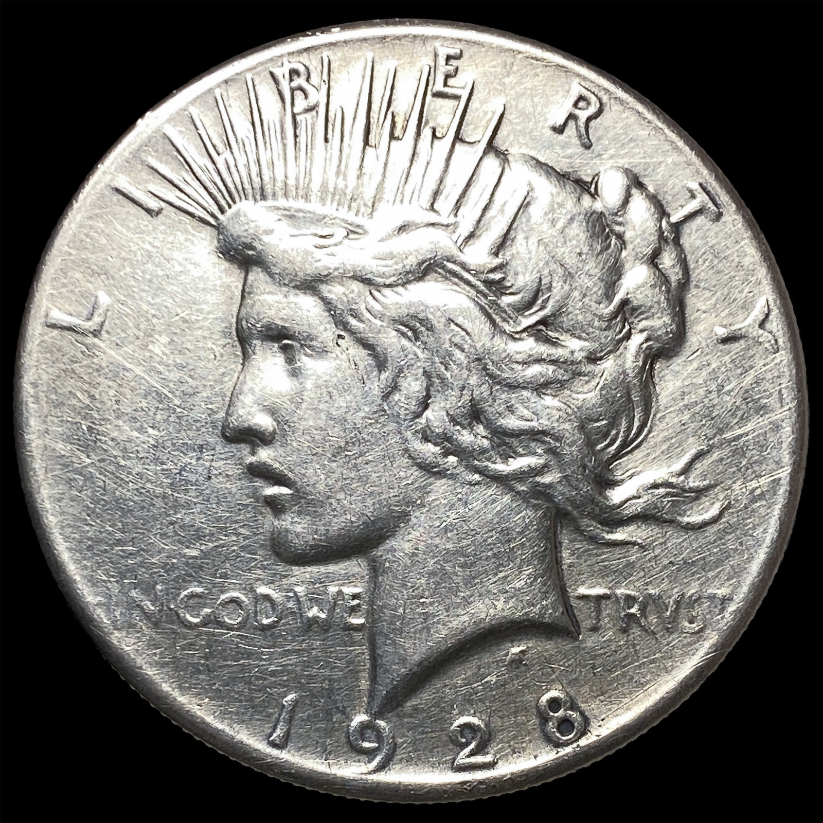 1928 Silver Peace Dollar NEARLY UNCIRCULATED: 1928 Silver Peace Dollar NEARLY UNCIRCULATED