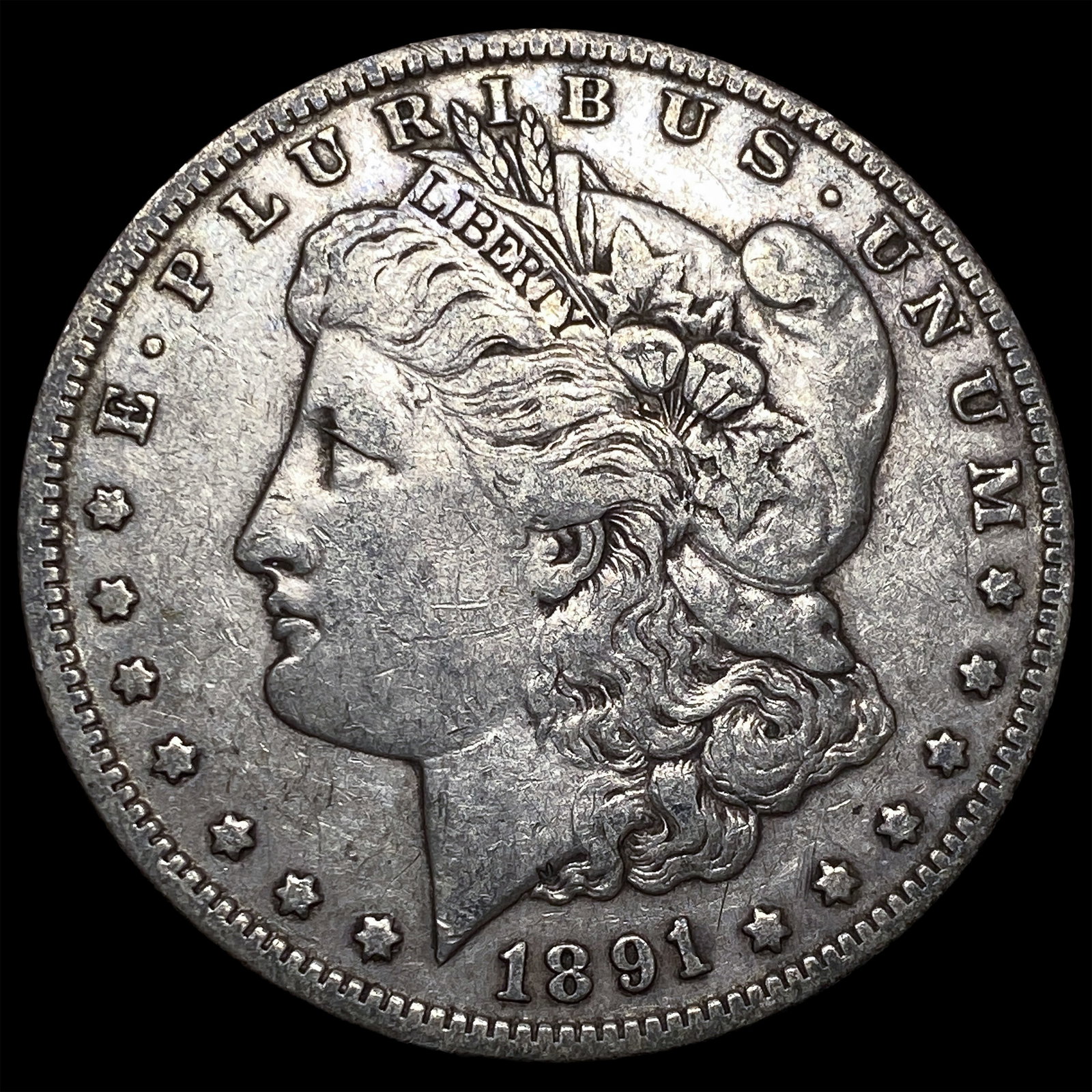 1891-O Silver Morgan Dollar NEARLY UNCIRCULATED: 1891-O Silver Morgan Dollar NEARLY UNCIRCULATED