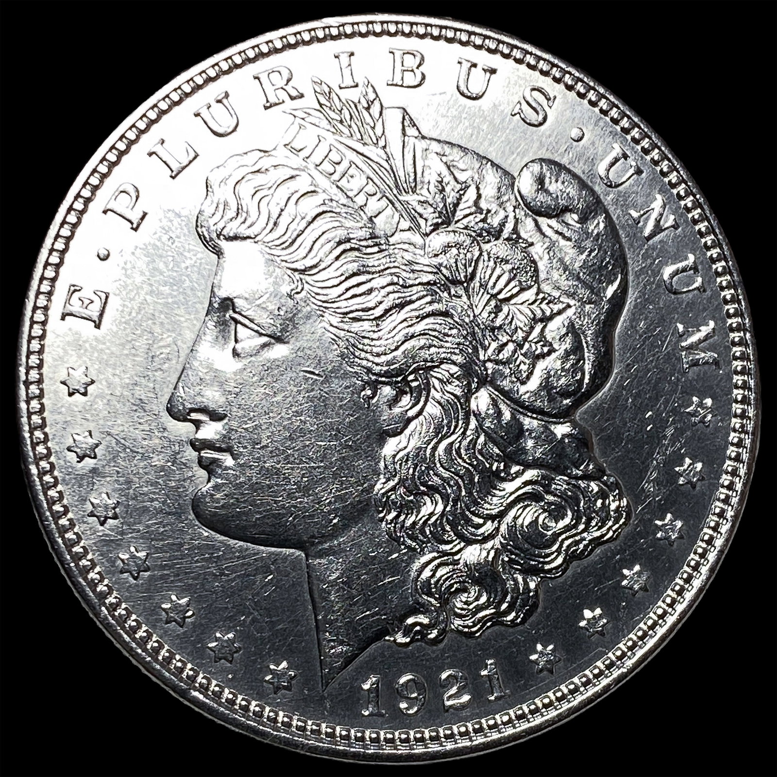 1921 Silver Morgan Dollar CHOICE BU: 1921 Silver Morgan Dollar CHOICE BU