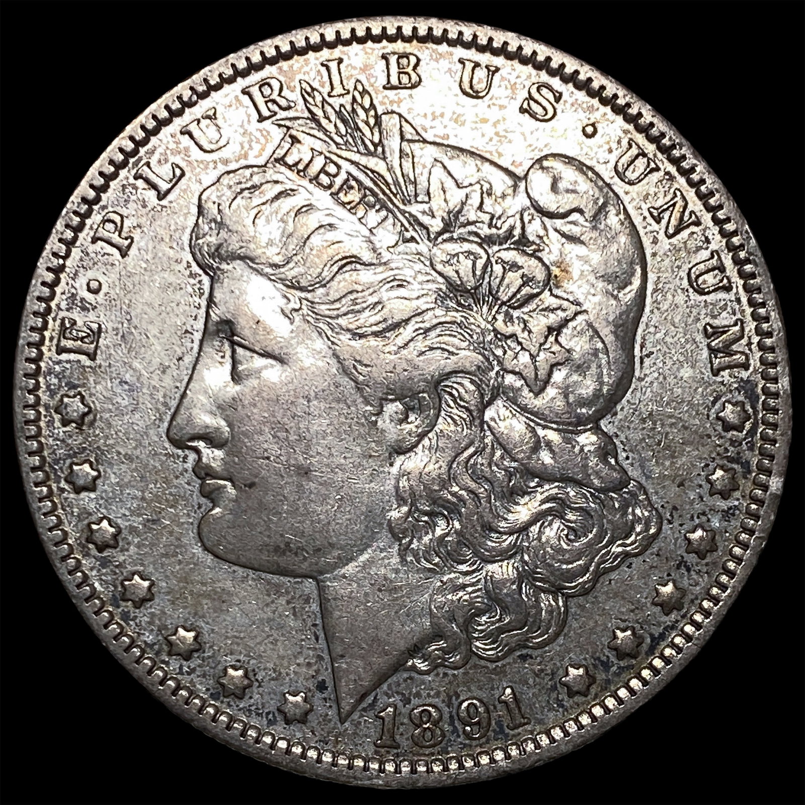 1891-O Silver Morgan Dollar NEARLY UNCIRCULATED: 1891-O Silver Morgan Dollar NEARLY UNCIRCULATED