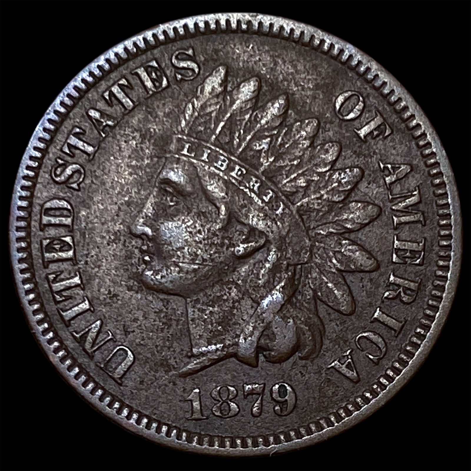1879 Indian Head Cent NEARLY UNCIRCULATED: 1879 Indian Head Cent NEARLY UNCIRCULATED