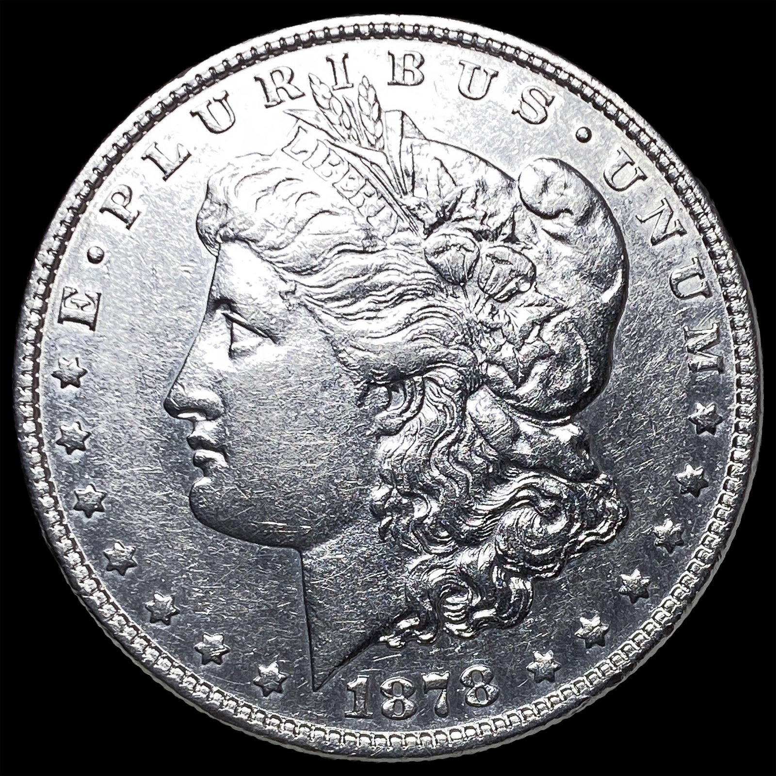 1878 Silver Morgan Dollar CHOICE AU: 1878 Silver Morgan Dollar CHOICE AU