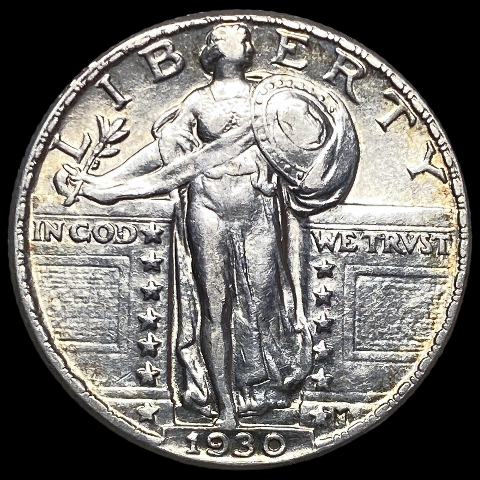 1930 Standing Liberty Quarter CHOICE AU: 1930 Standing Liberty Quarter CHOICE AU