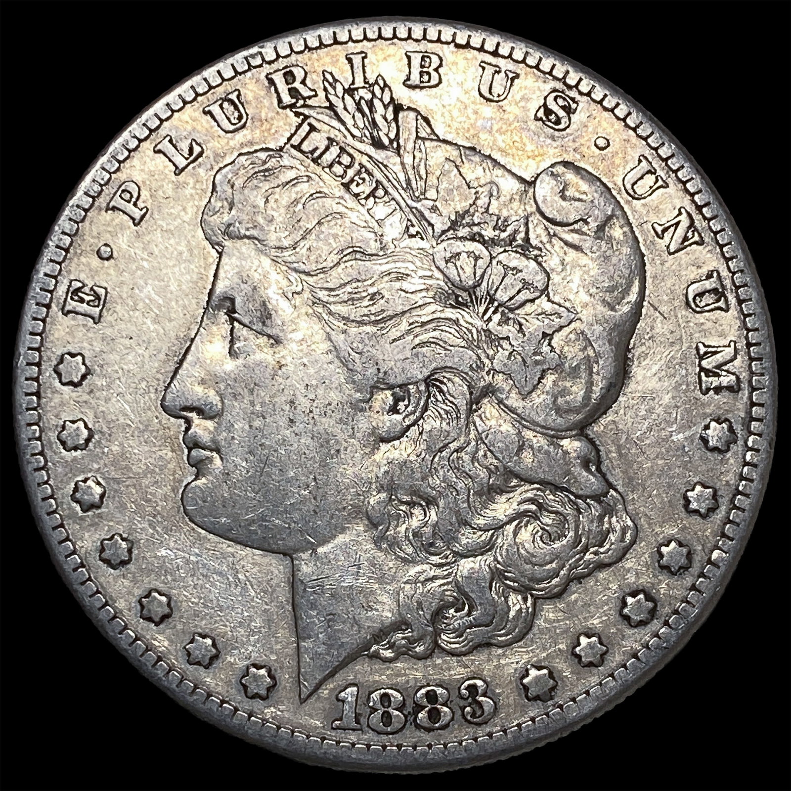 1883-S Silver Morgan Dollar CLOSELY UNCIRCULATED: 1883-S Silver Morgan Dollar CLOSELY UNCIRCULATED