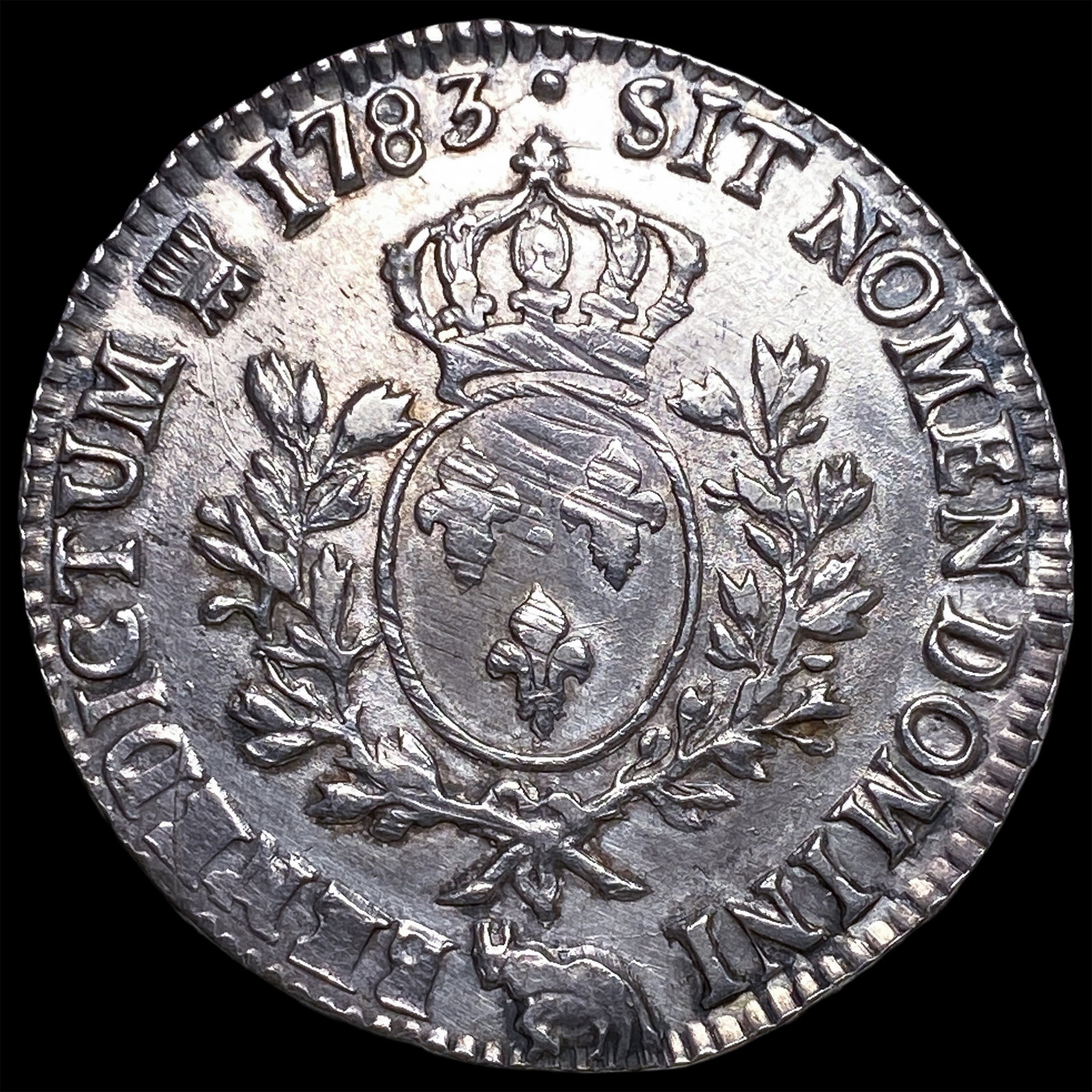 1783P France Silver 1 Ecu KM 572 - 2
