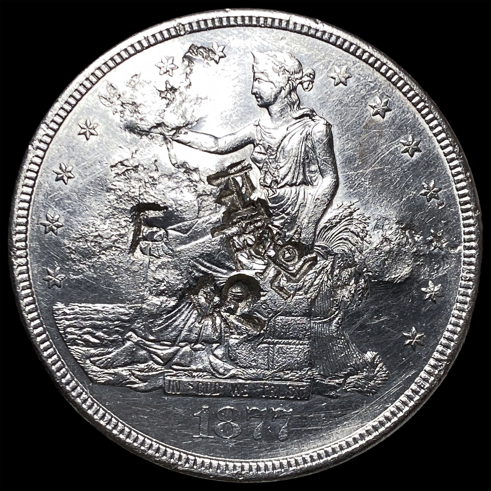 1877-S Silver Trade Dollar CHOICE BU
