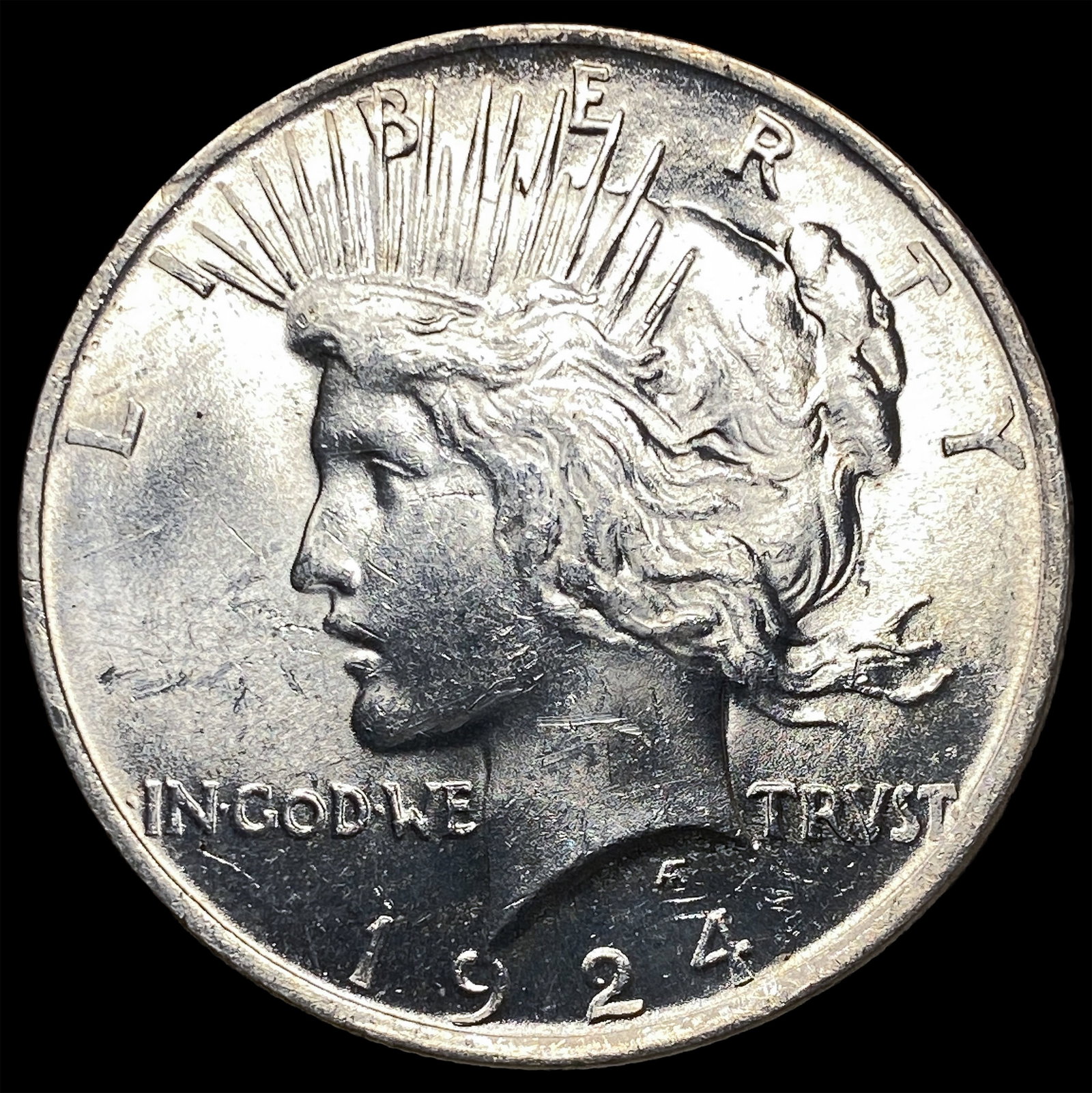 1924 Peace Silver Dollar CHOICE BU