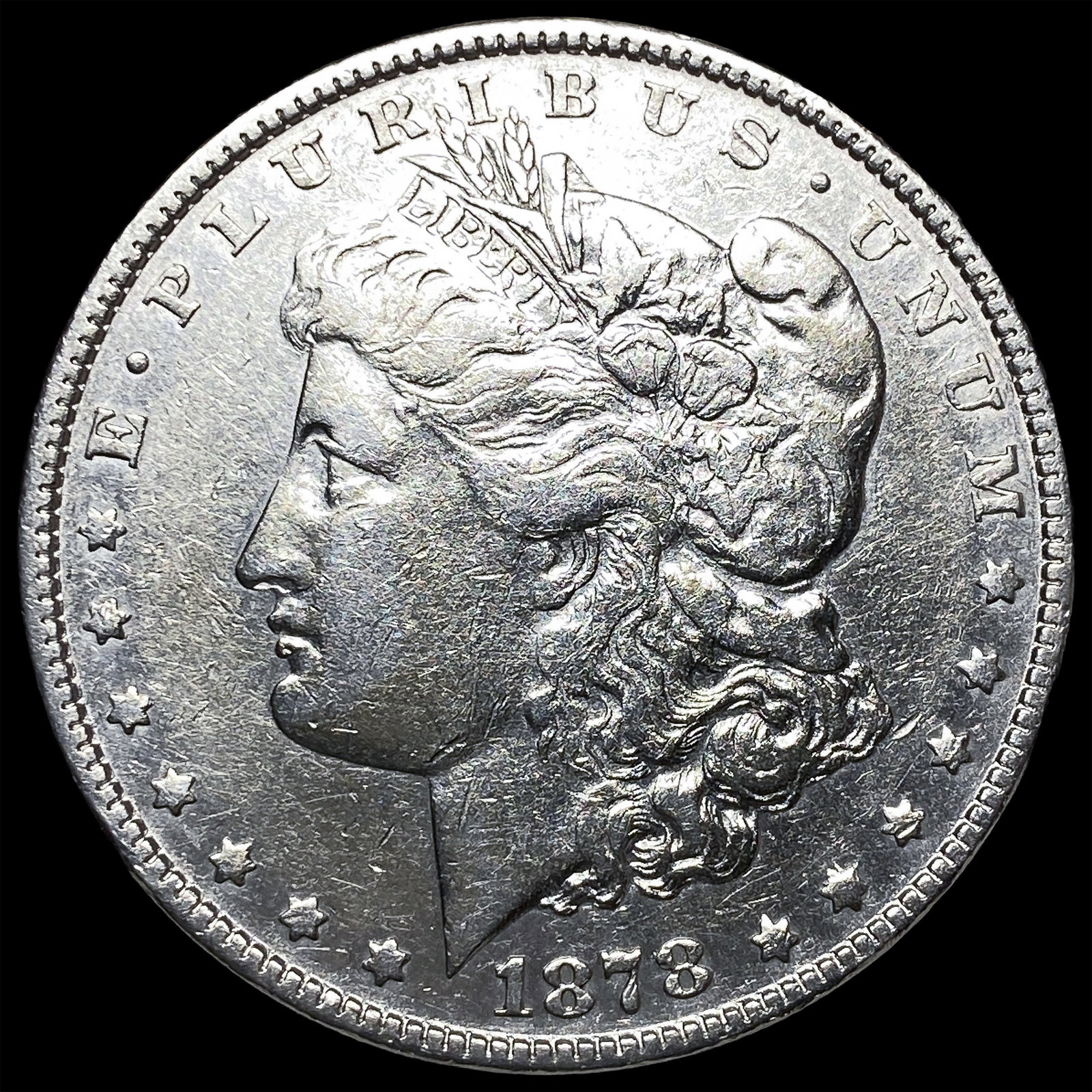 1878-S Silver Morgan Dollar NEARLY UNCIRCULATED