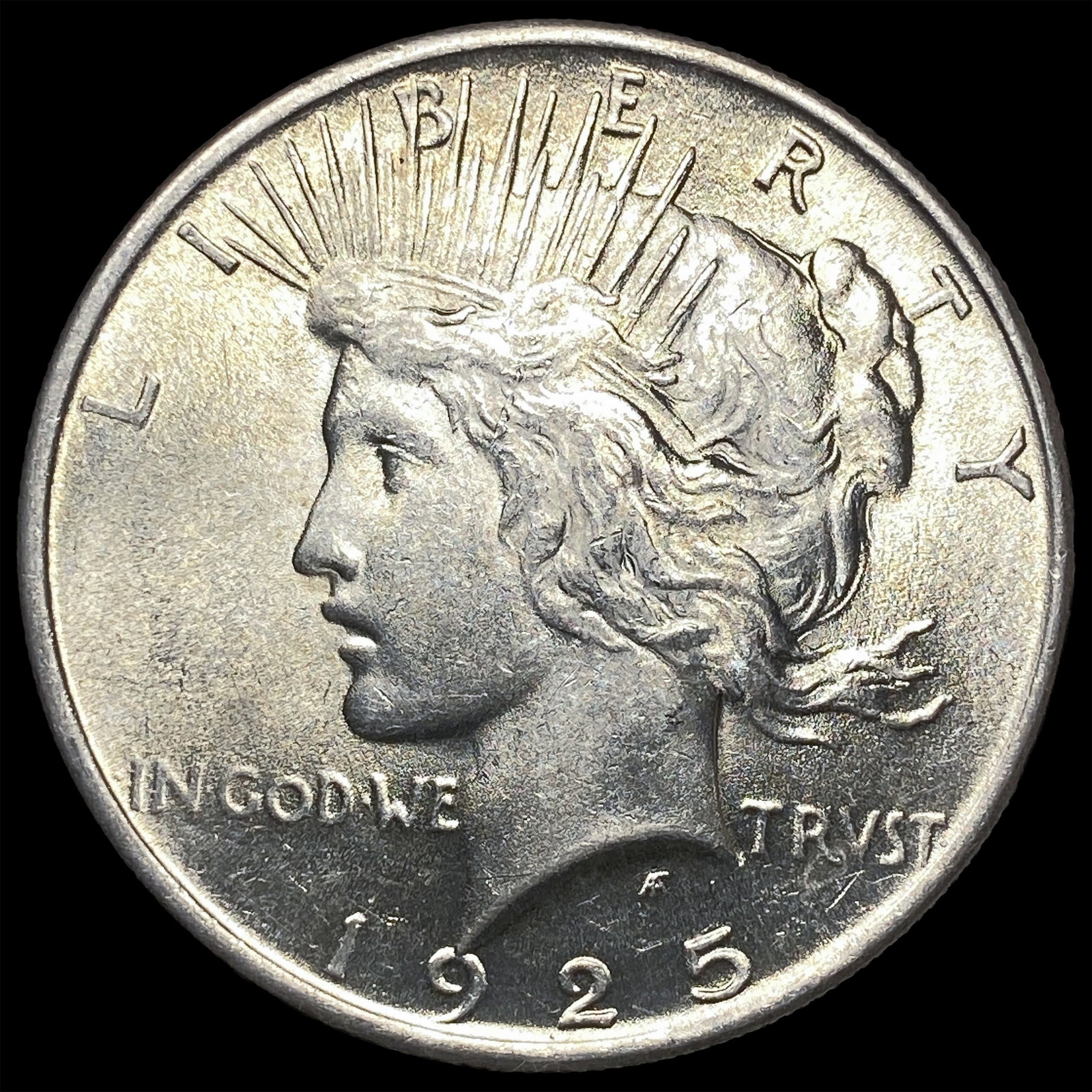 1925 Silver Peace Dollar GEM BU